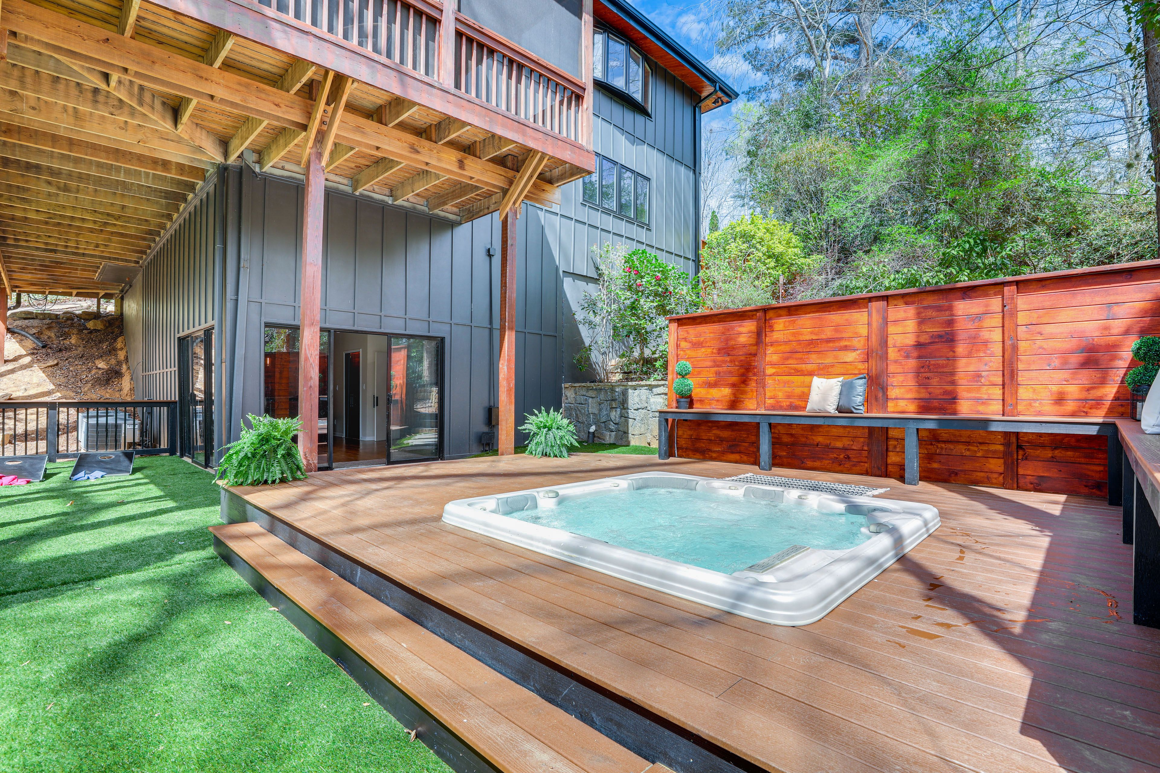 Sandy Springs Vacation Rental | 3BR | 4BA | 4,125 Sq Ft | Steps Required