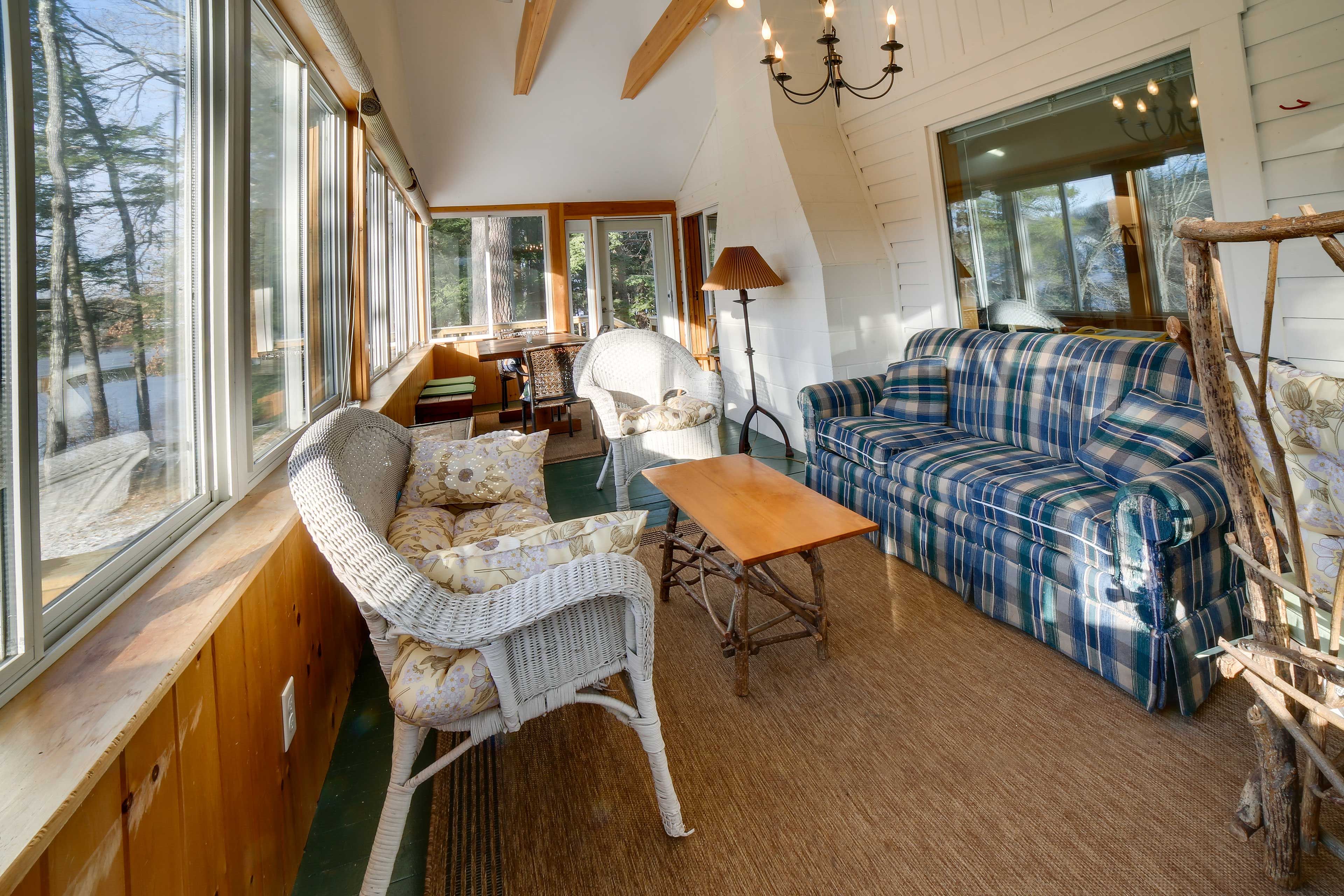 Sunroom | Main Level | Lake View | Free WiFi