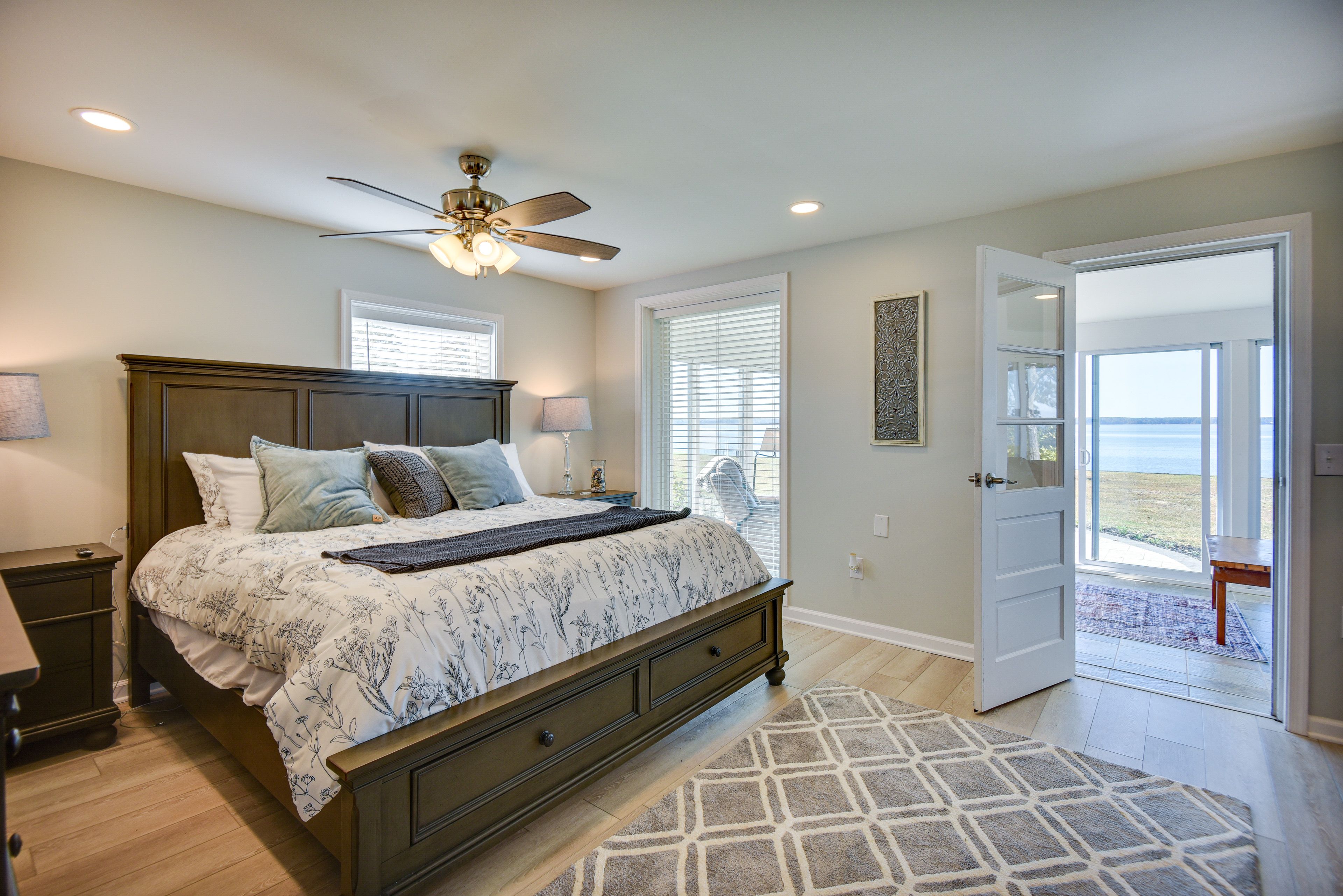 Bedroom 1 | King Bed | Sunroom Access | En-Suite Bathroom