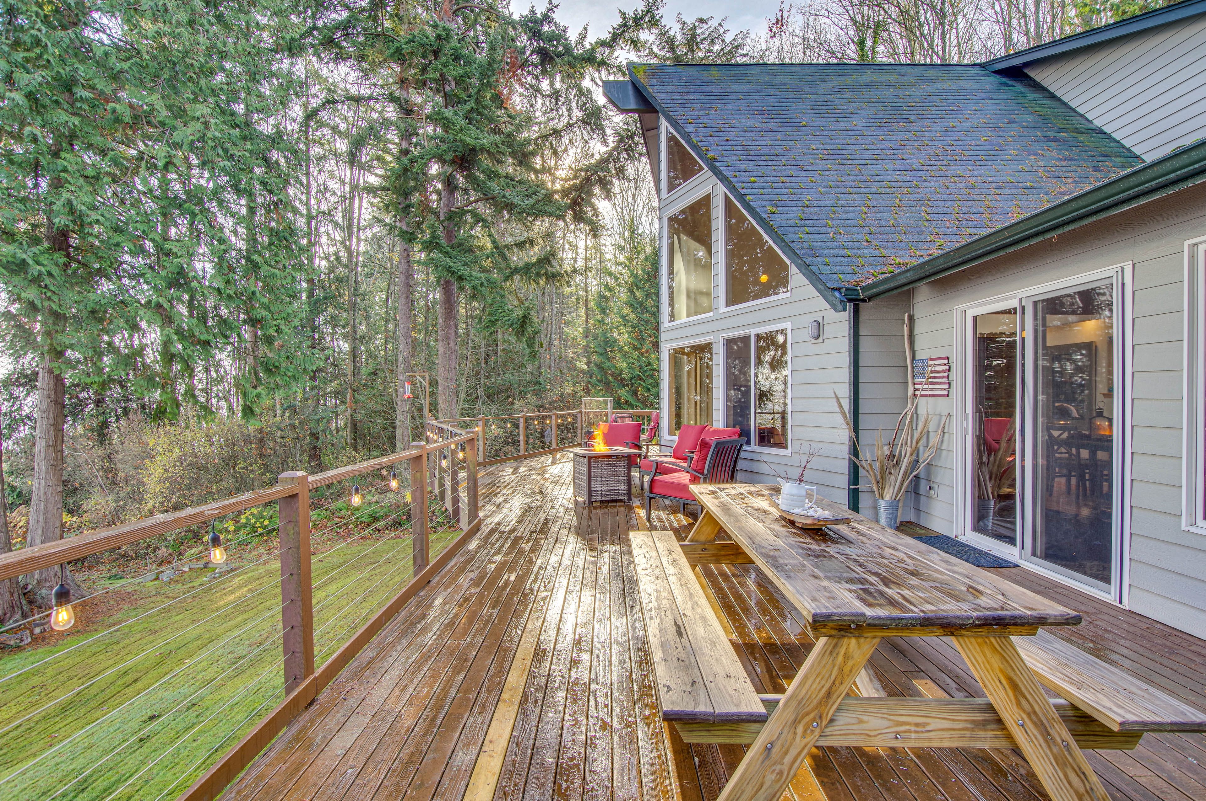 Wraparound Deck | Water/Mountain Views | Gas Fire Pit | Gas Grill