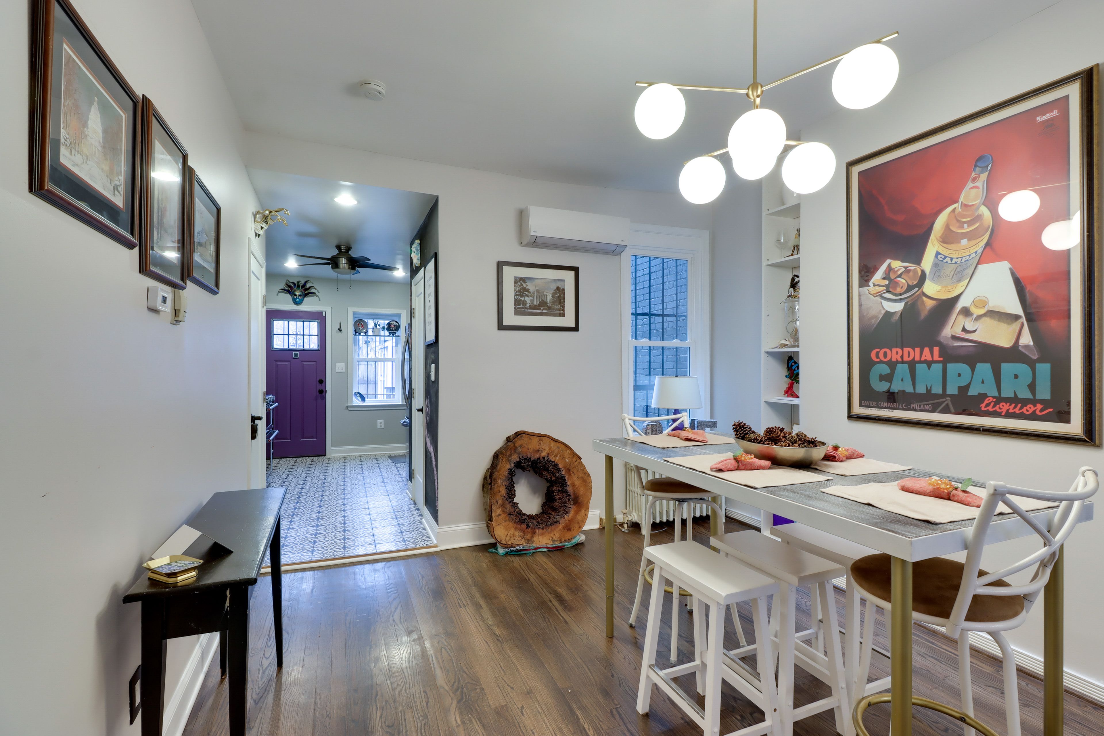 Dining Area | Central A/C | Free WiFi