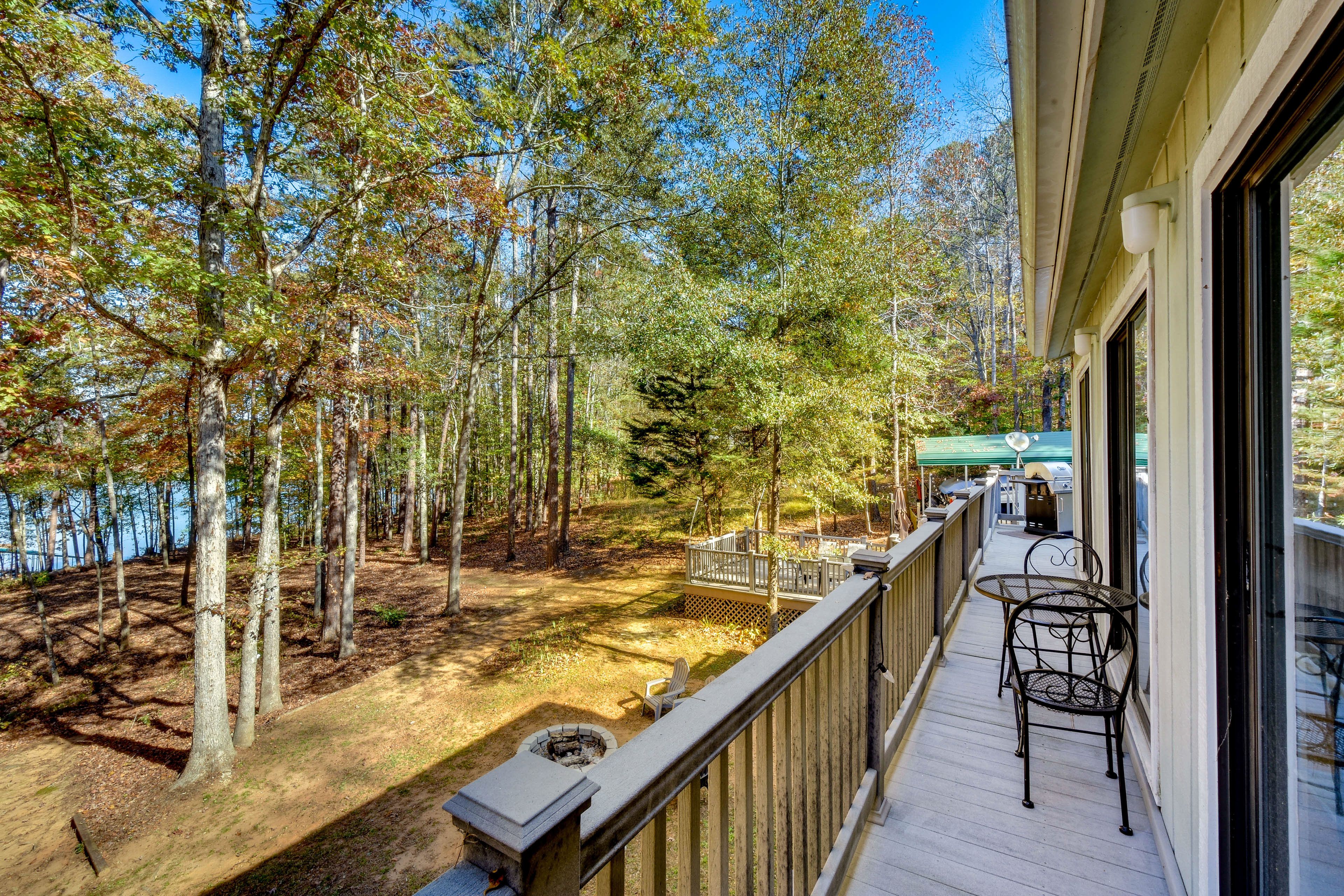 Multi-Level Deck | Gas Grill | Outdoor Dining Areas | Lake Views