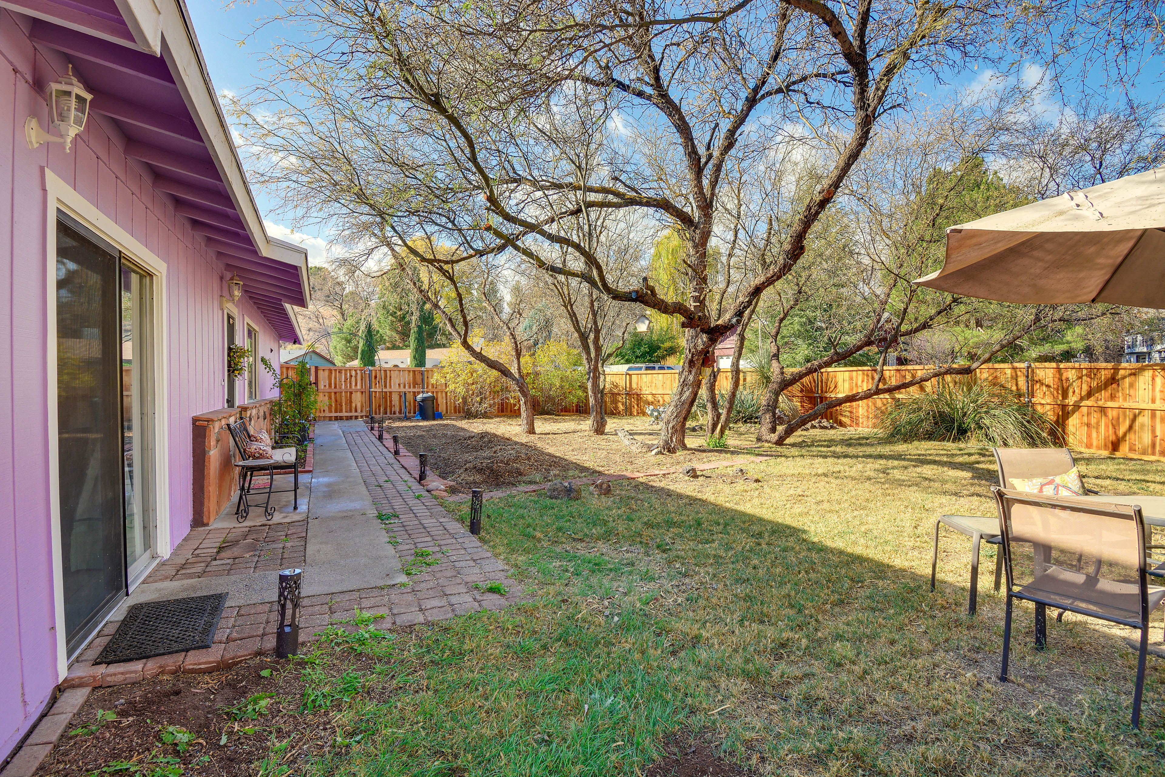 Fenced Backyard