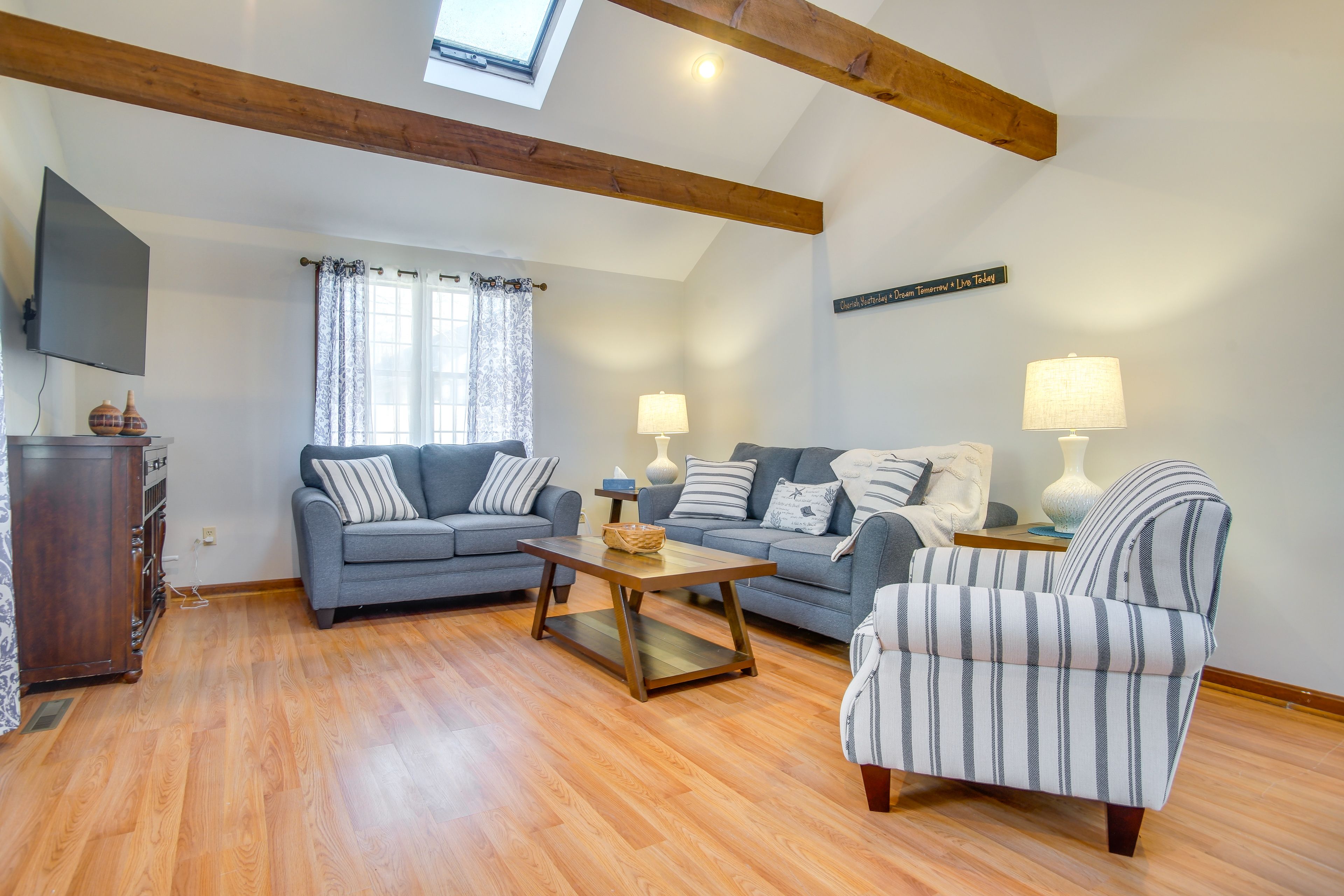 Centerville Vacation Rental | 3BR | 2BA | 1,600 Sq Ft | 3 Steps Required