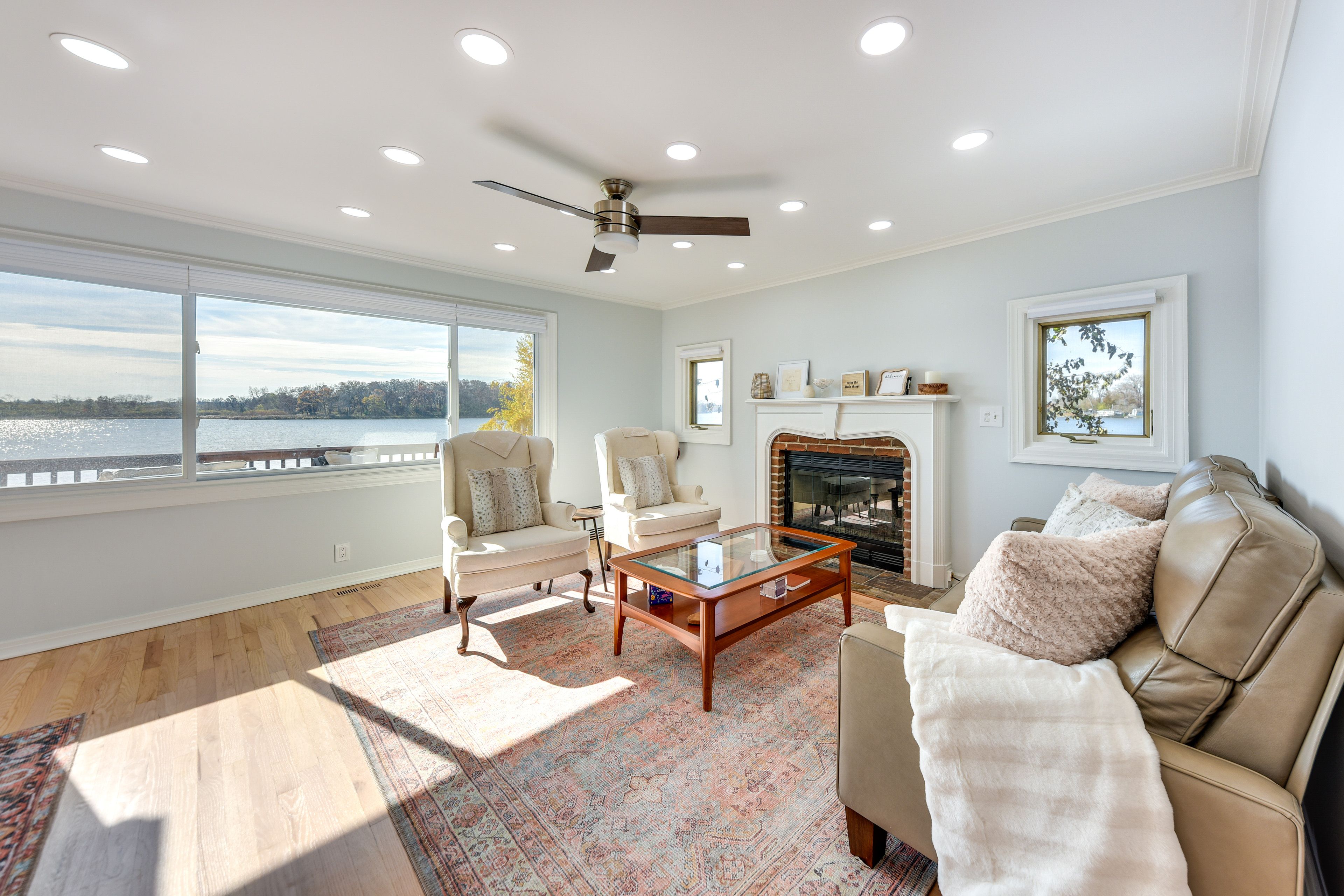 Living Room | 2-Story Home | Central A/C & Heat