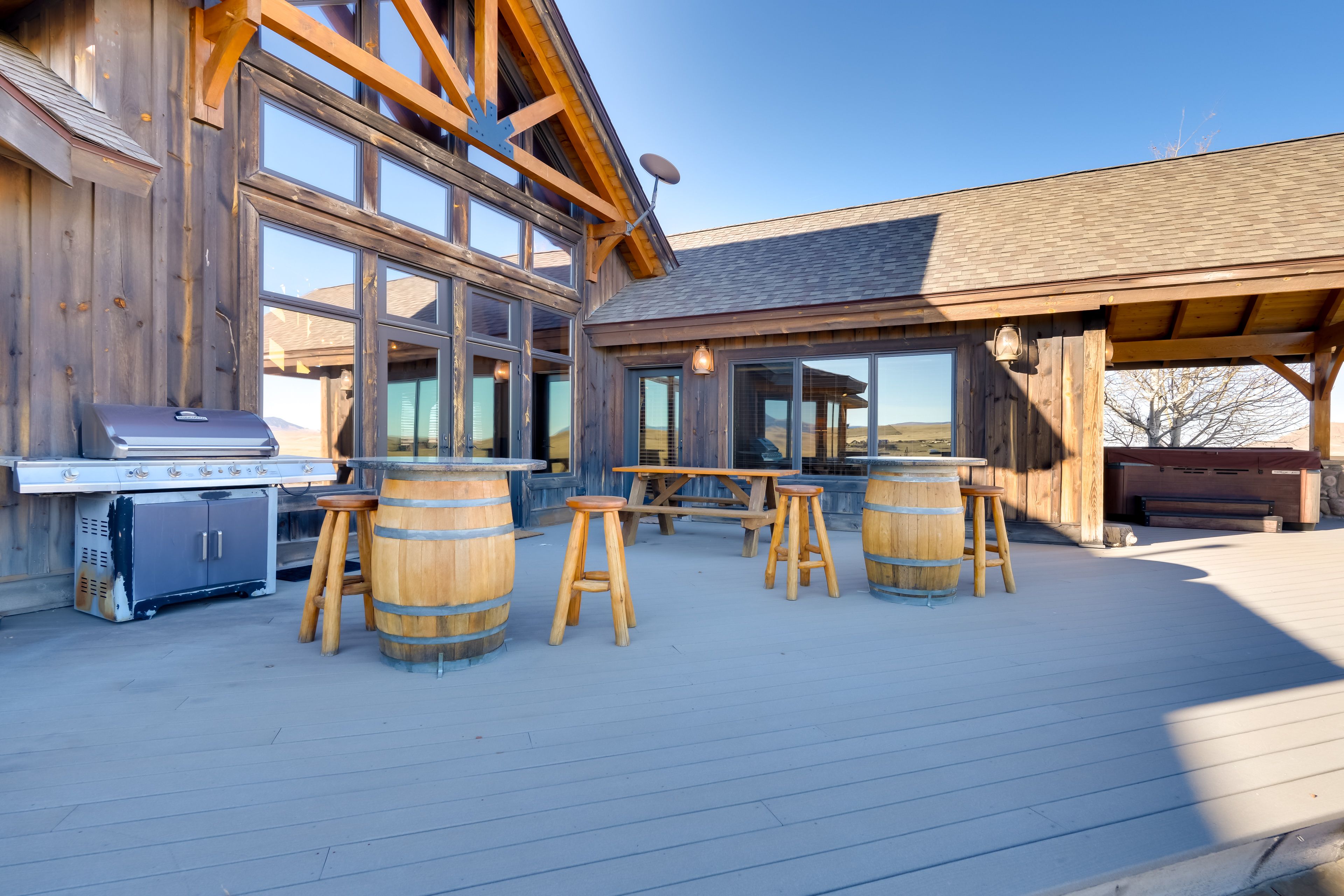 Furnished Deck | Gas Grill | Private Hot Tub