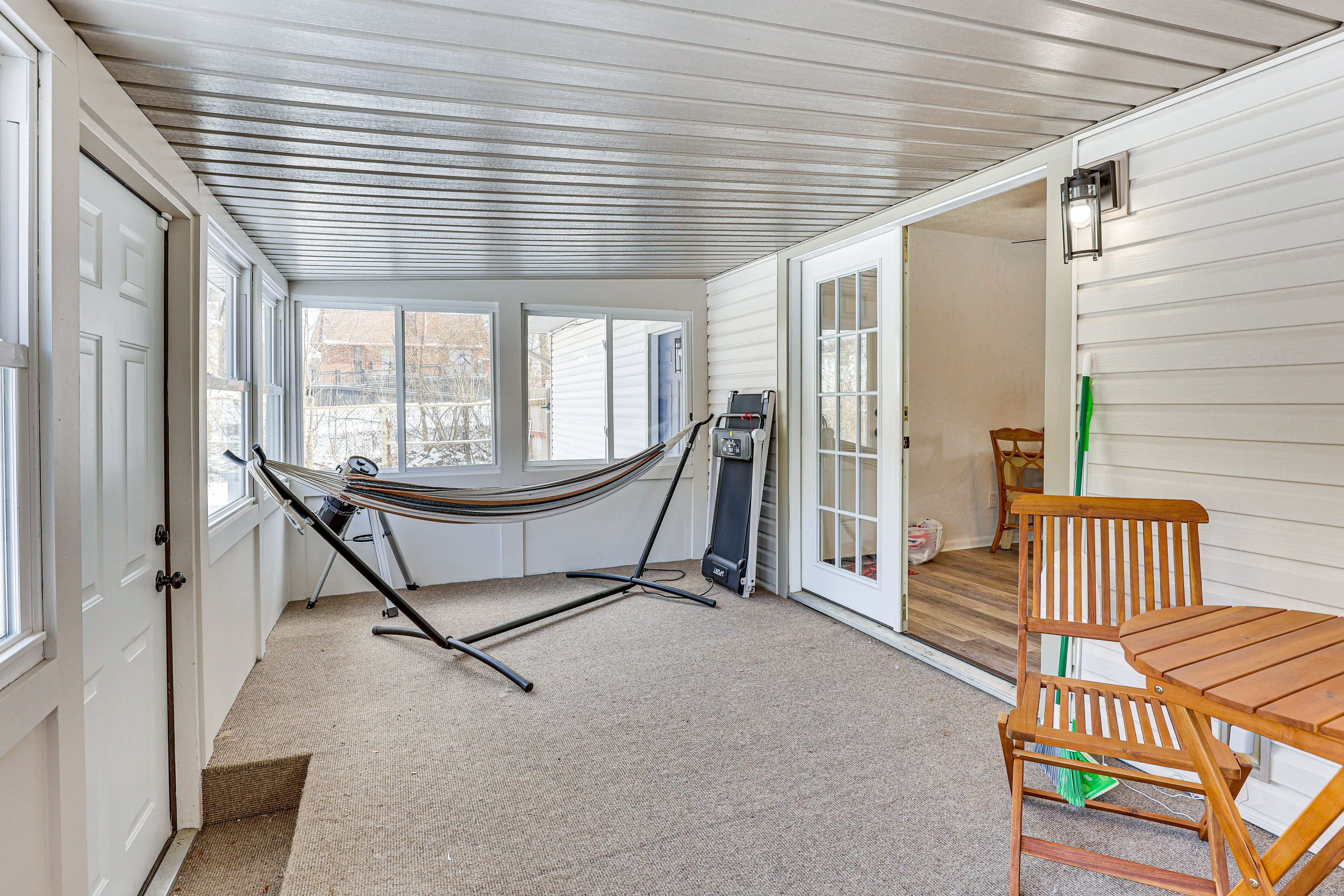 Sunroom | Dining Area | Hammock | Treadmill | 2nd Floor