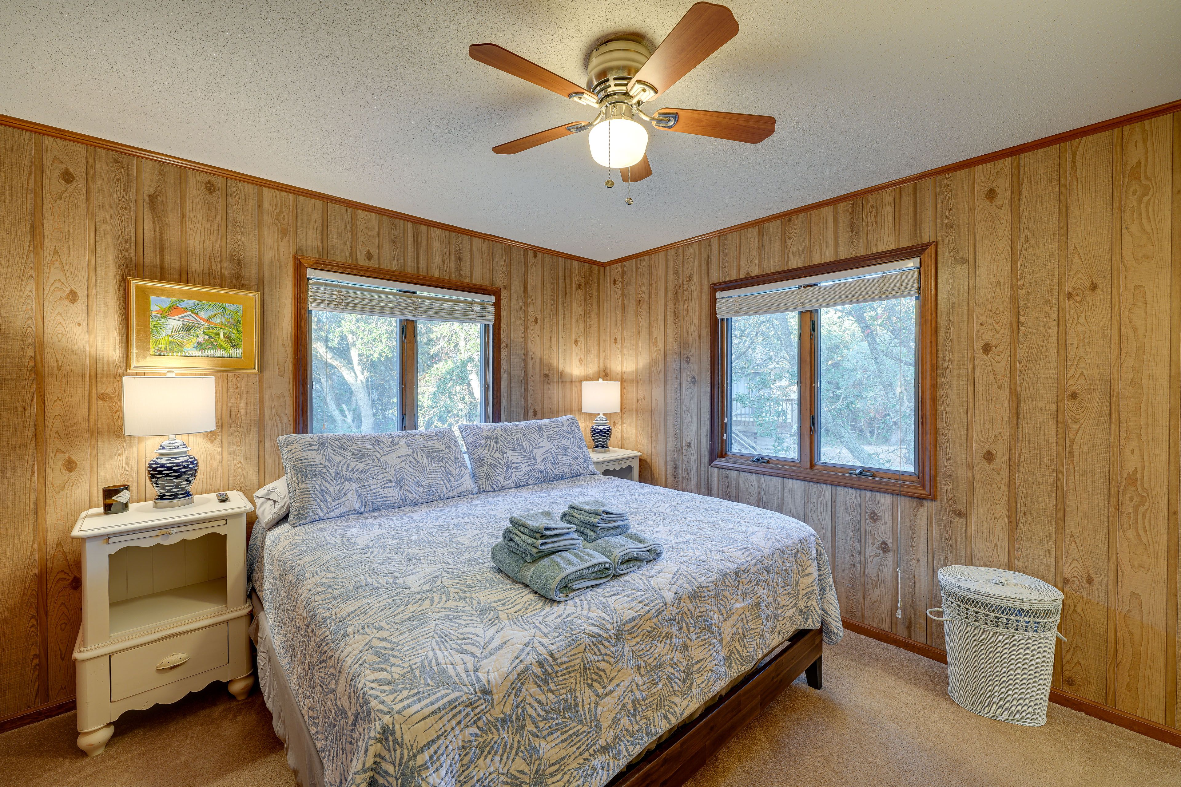 Bedroom 1 | King Bed | Linens Provided | Smart TV