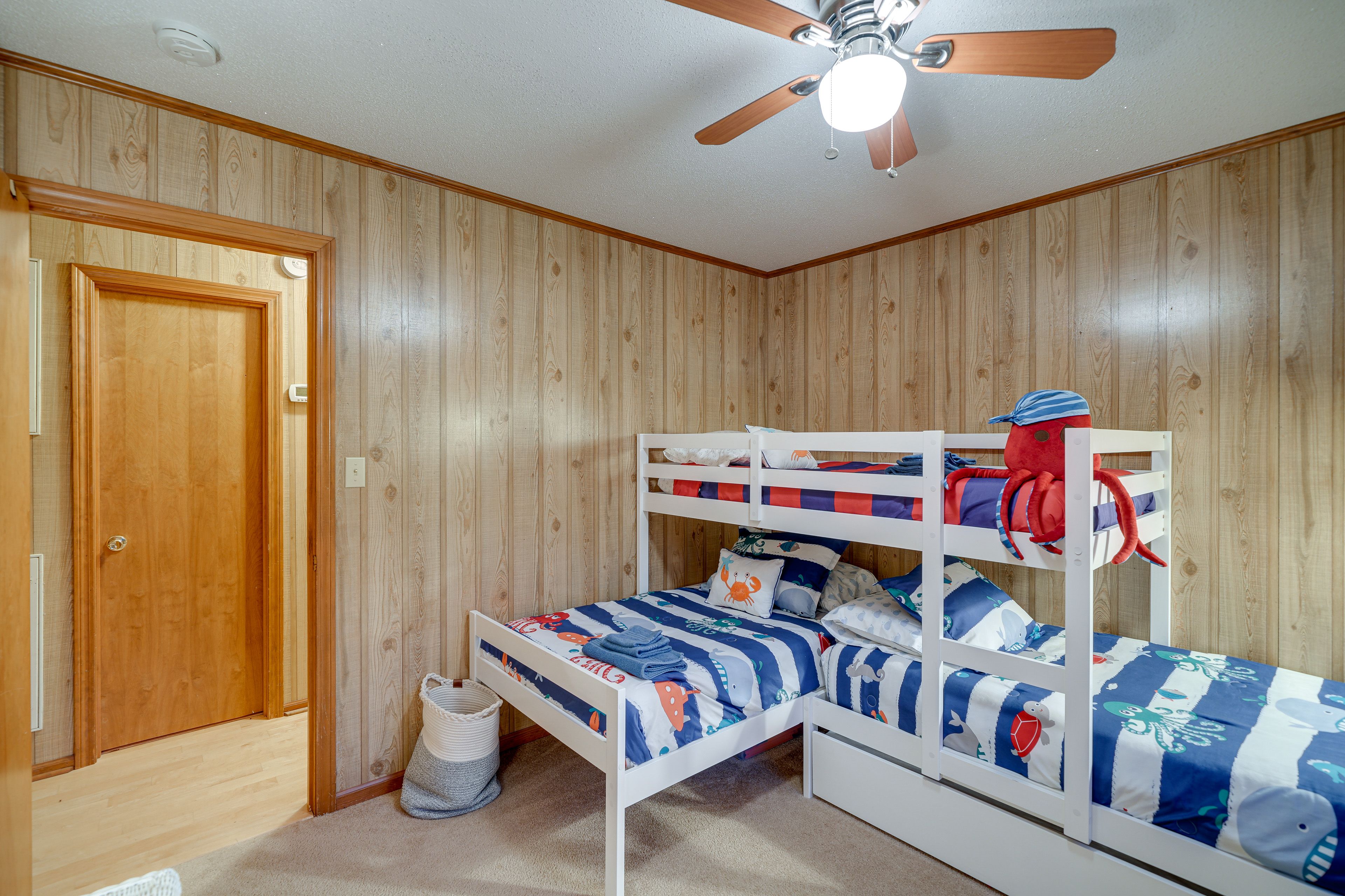 Bedroom 3 | Triple Twin Bunk Bed w/ Twin Trundle
