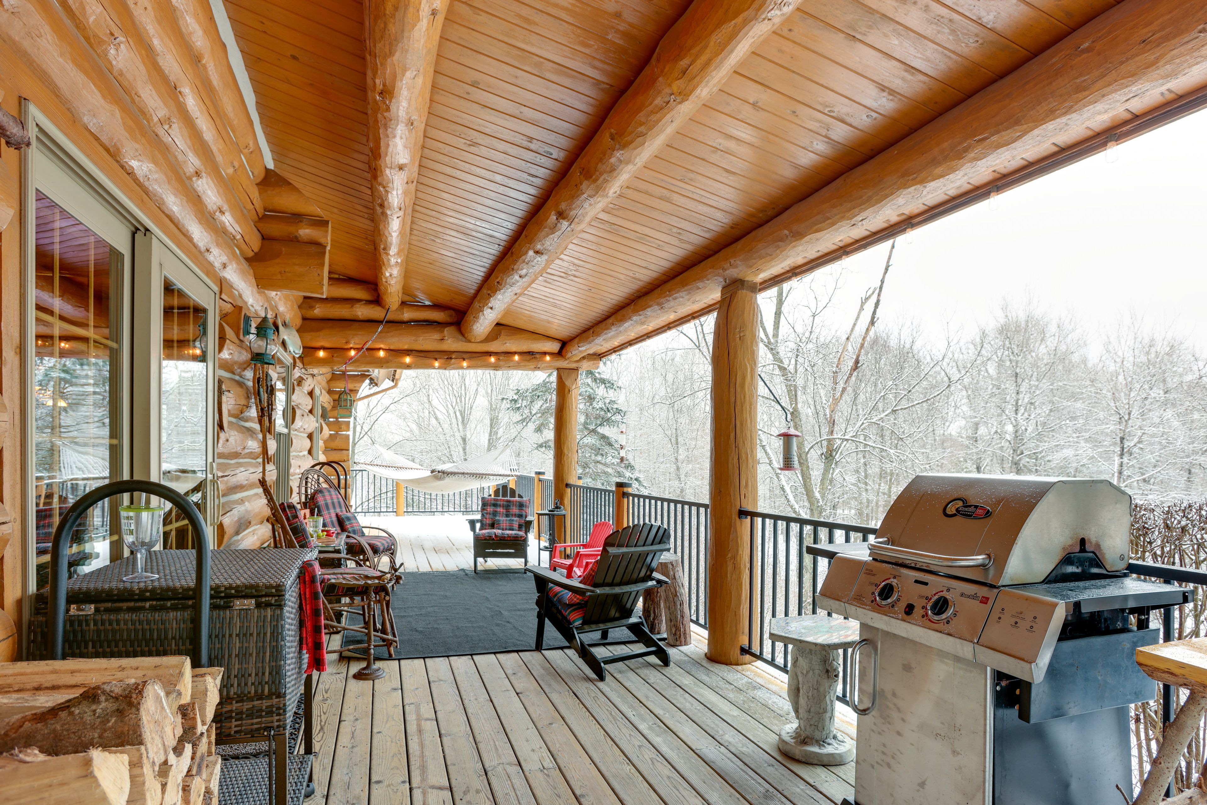 Covered Deck | Gas Grill | Lounge Seating | Hammock