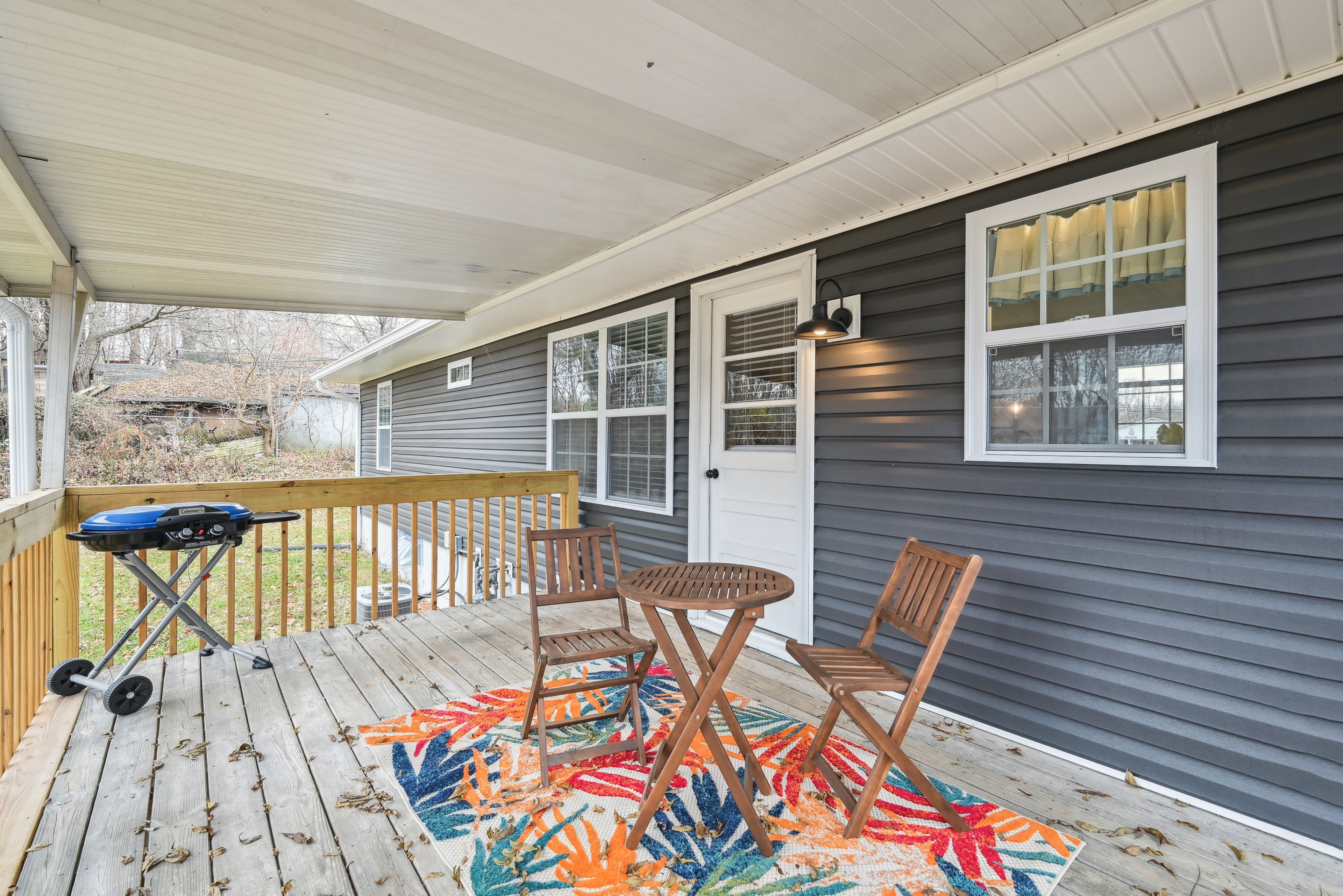 Covered Deck | Outdoor Dining | Gas Grill
