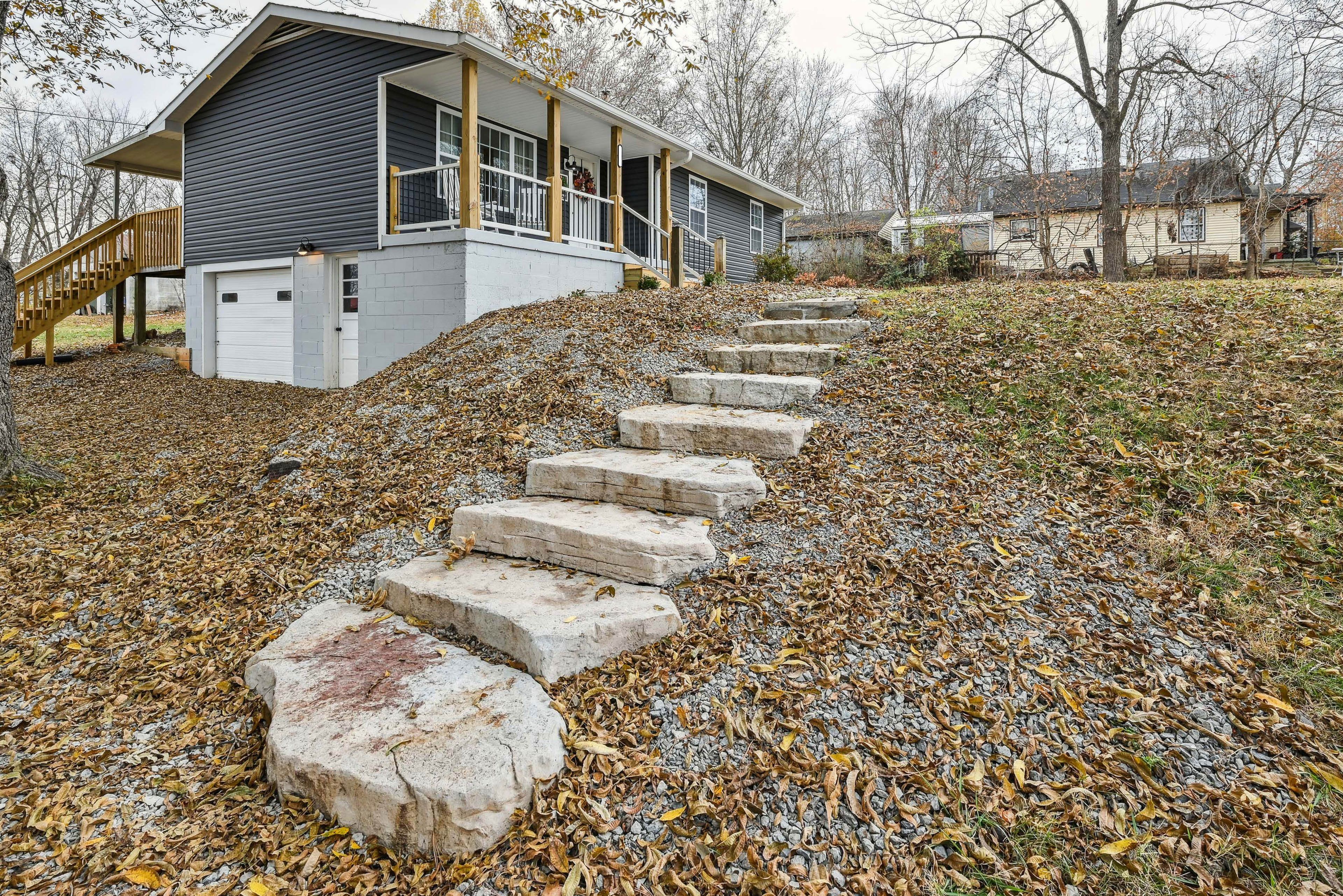 Stairs to Driveway