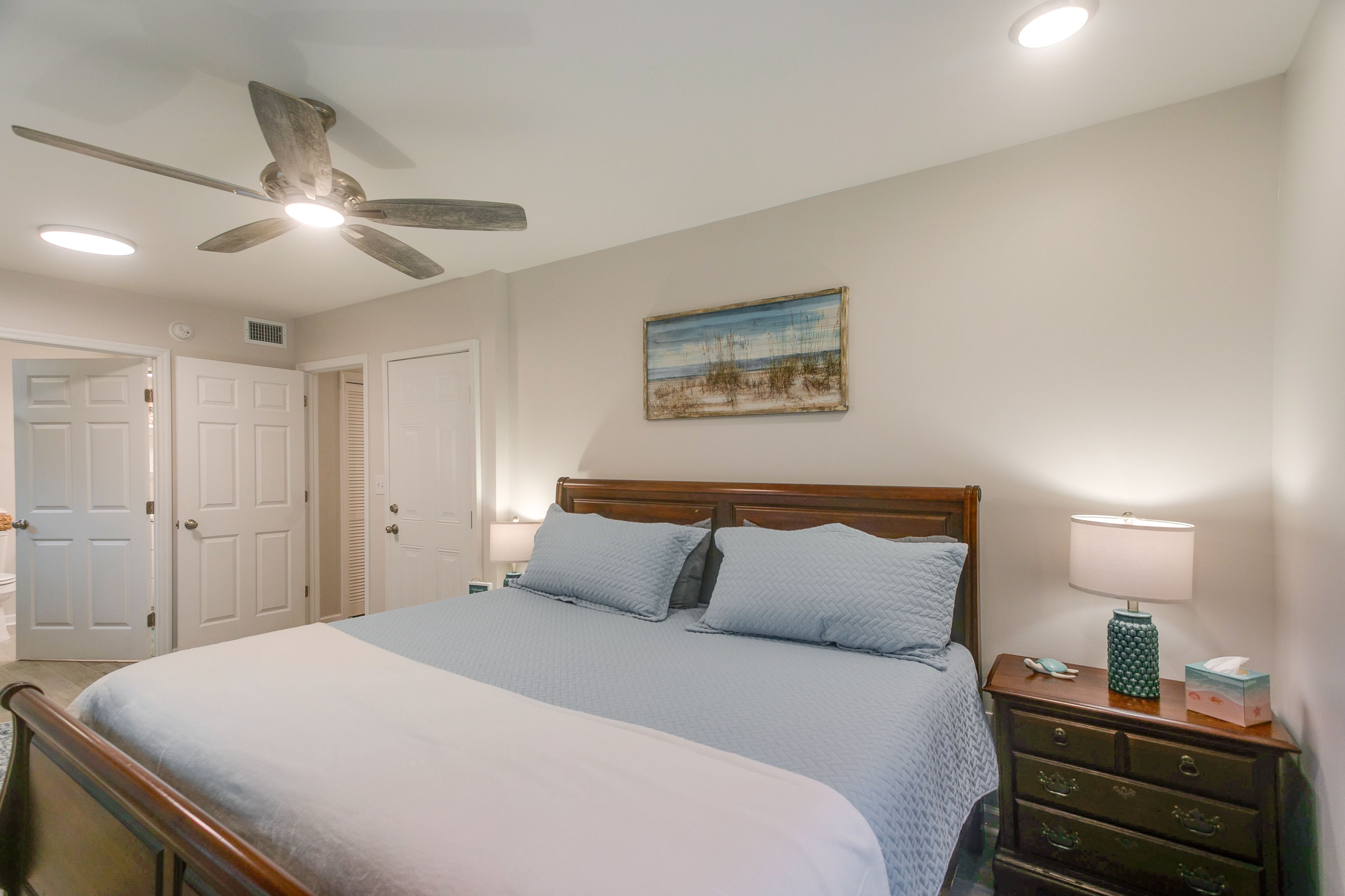 Bedroom 1 | King Bed | En-Suite Bathroom | Flat-Screen TV