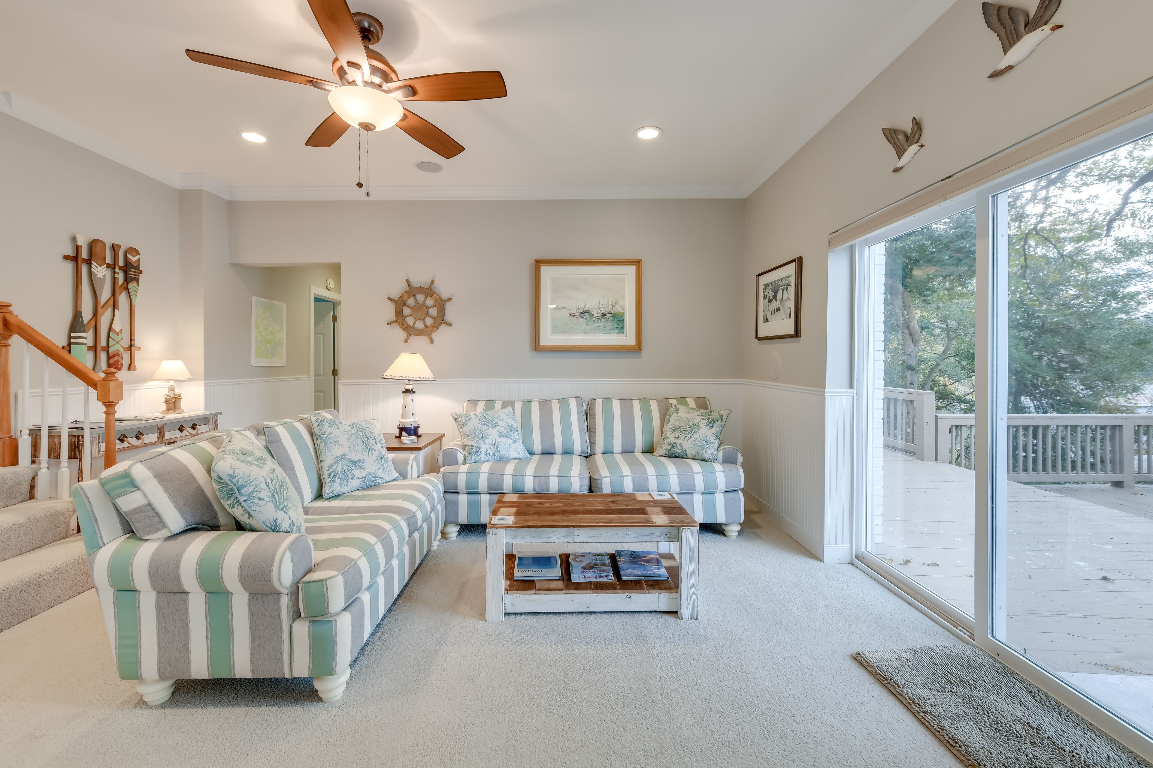 Living Room | Smart TV w/ Cable | DVD Player & Video Library