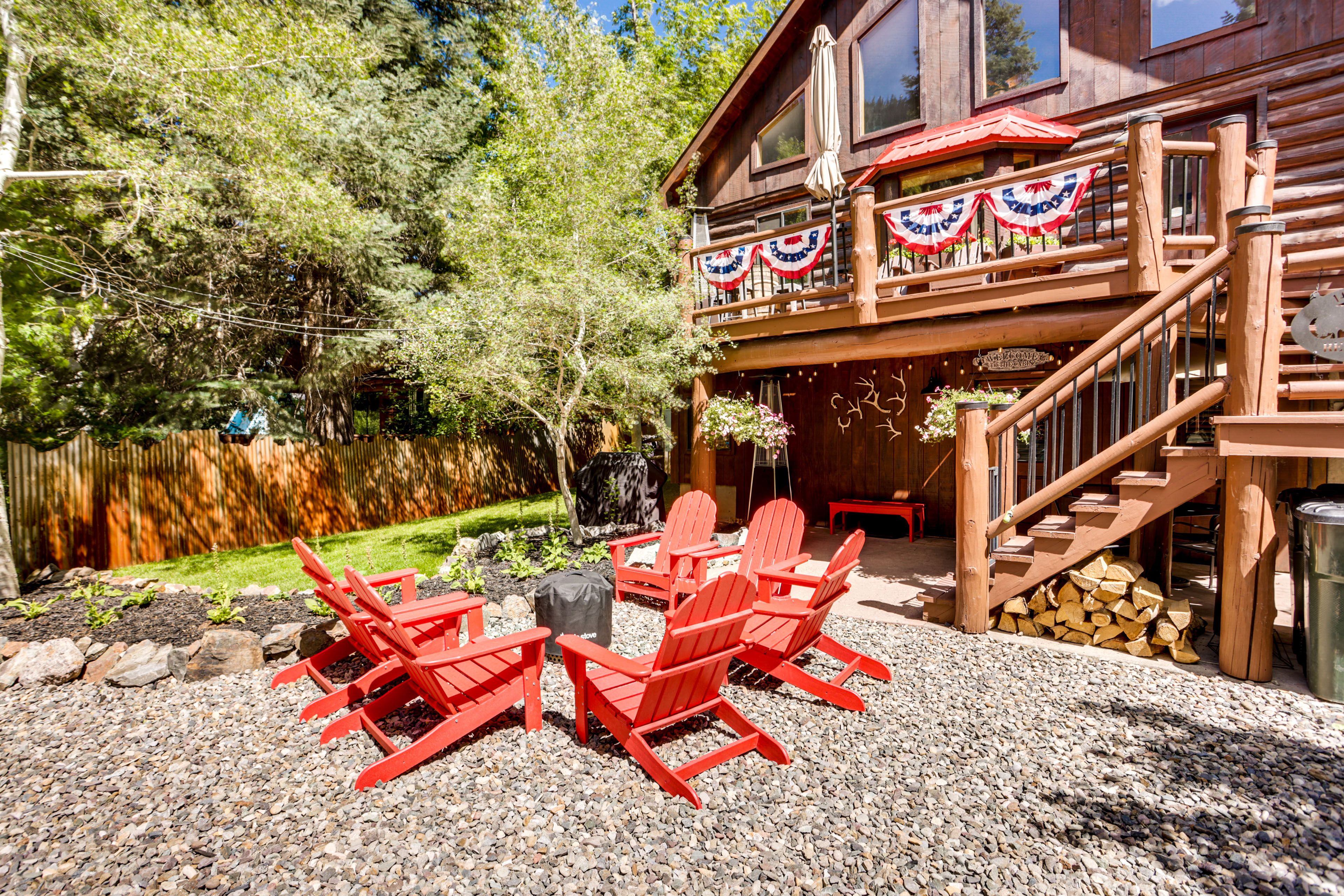 Ouray Vacation Rental | 3BR | 2.5BA | 2,400 Sq Ft | Stairs to Access