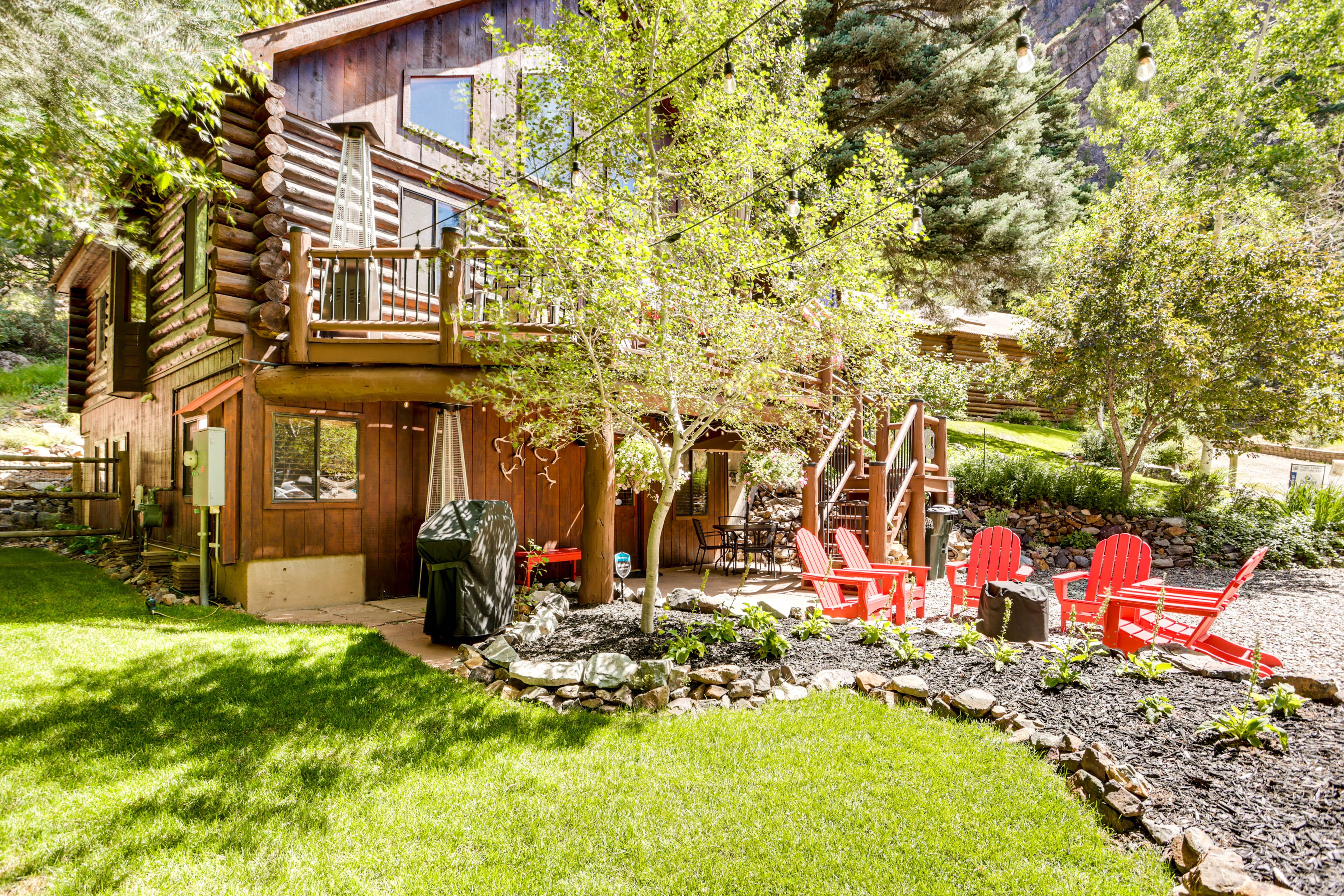 Exterior | Fire Pit w/ Seating | Side Yard