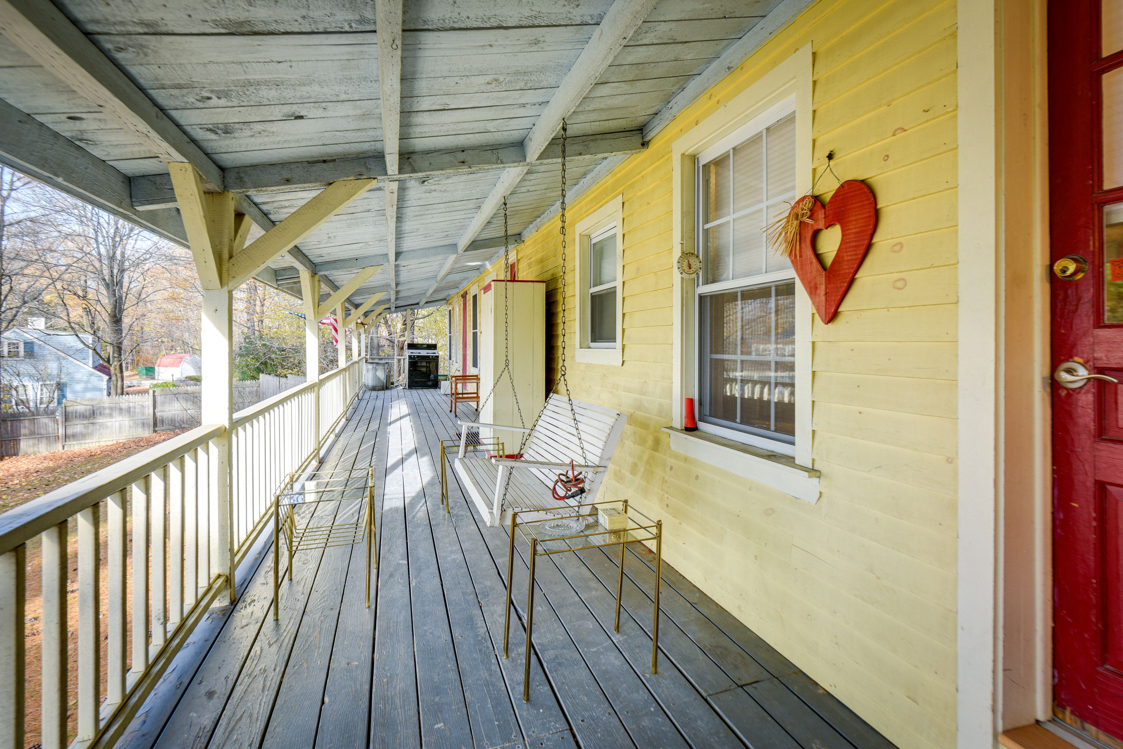 Cottage Exterior | Furnished Porch