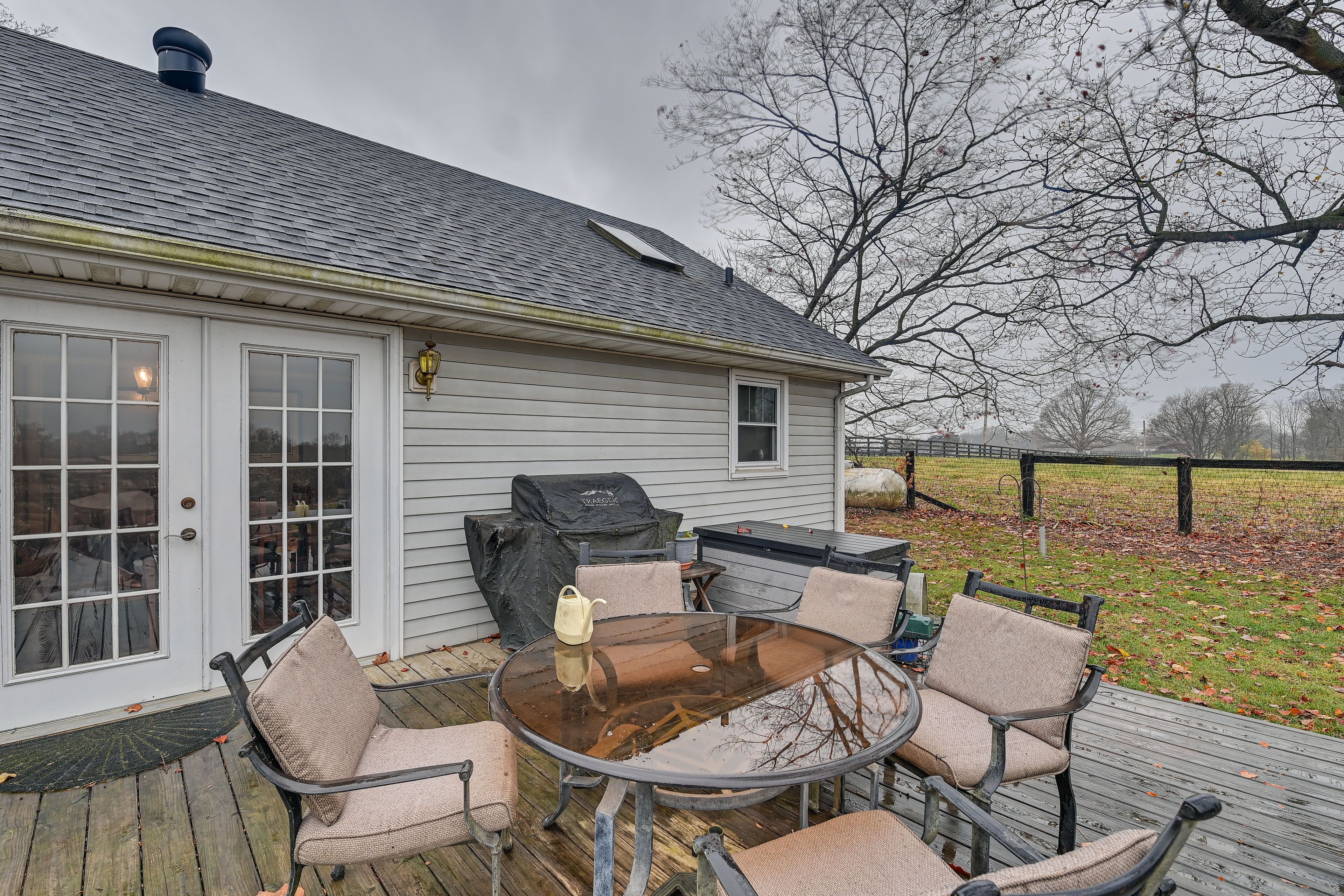 Deck | Traeger Wood Pellet Grill | Dining Area