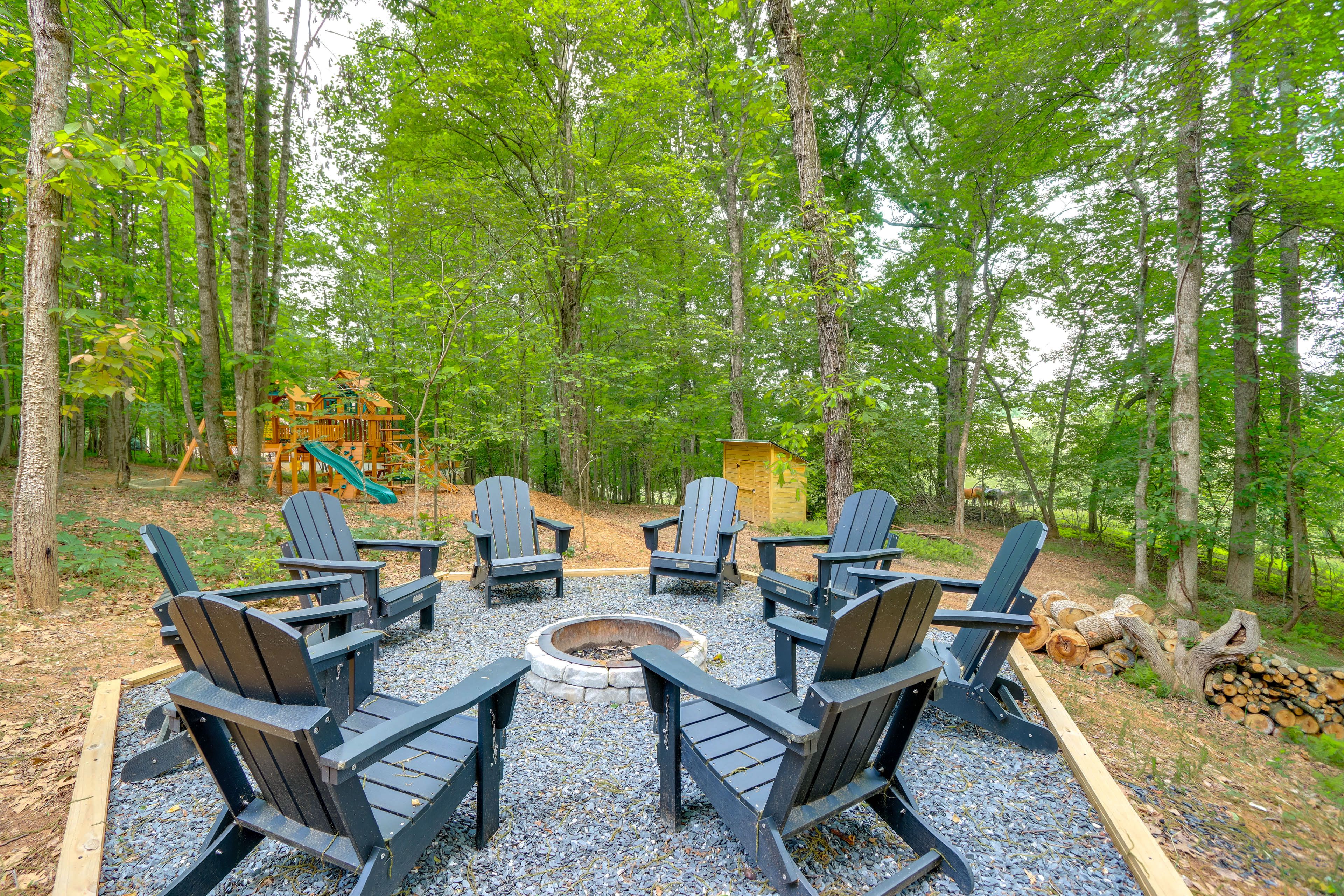 Wood-Burning Fire Pit