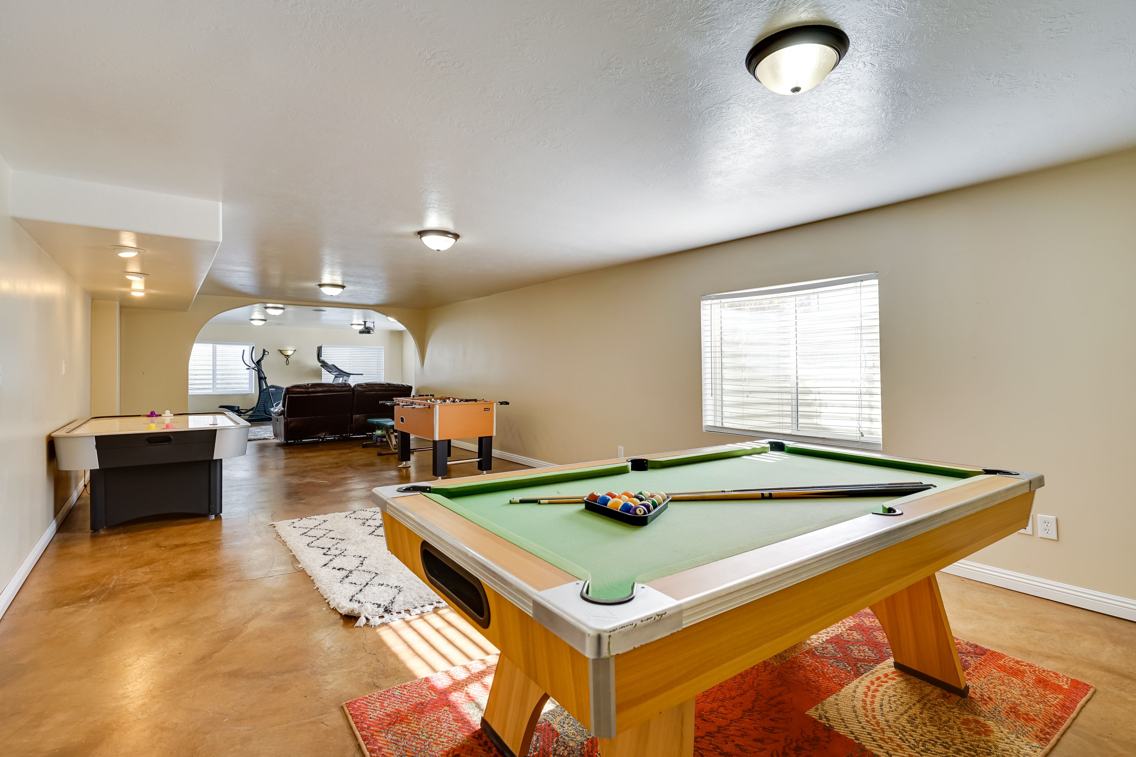 Basement | Stairs to Access | Pool Table | Foosball Table | Exercise Bike