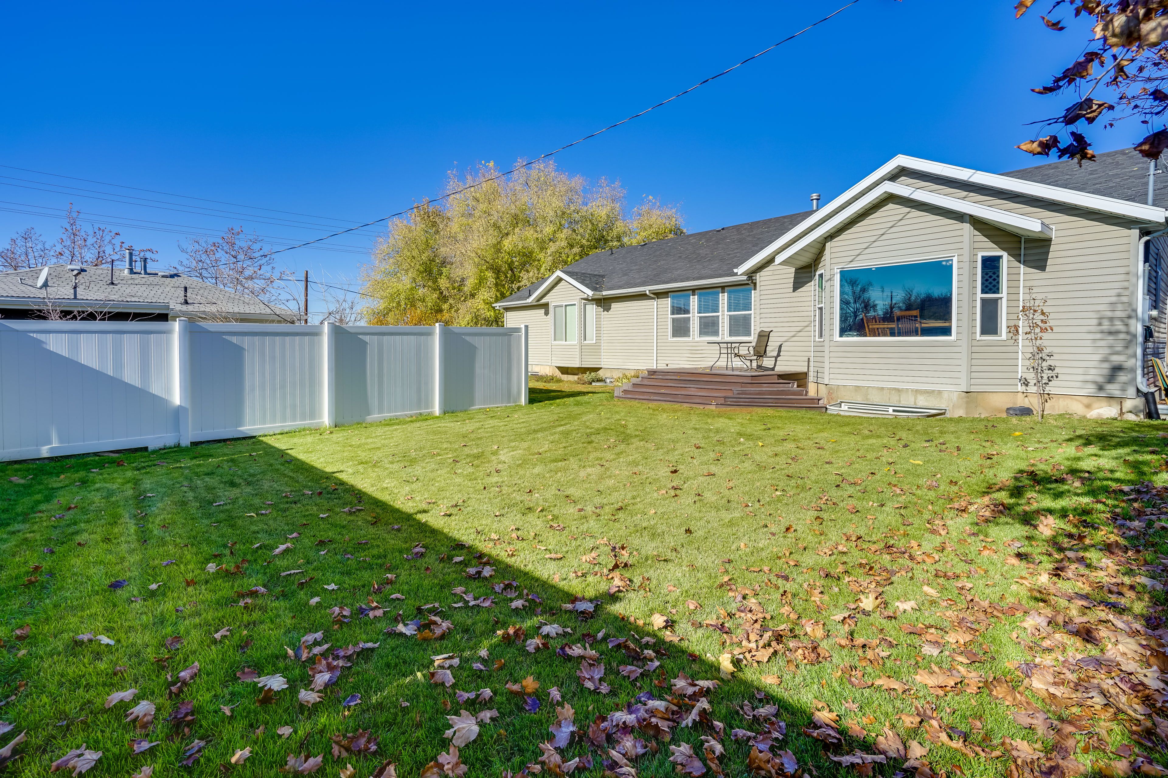 Fenced-In Backyard