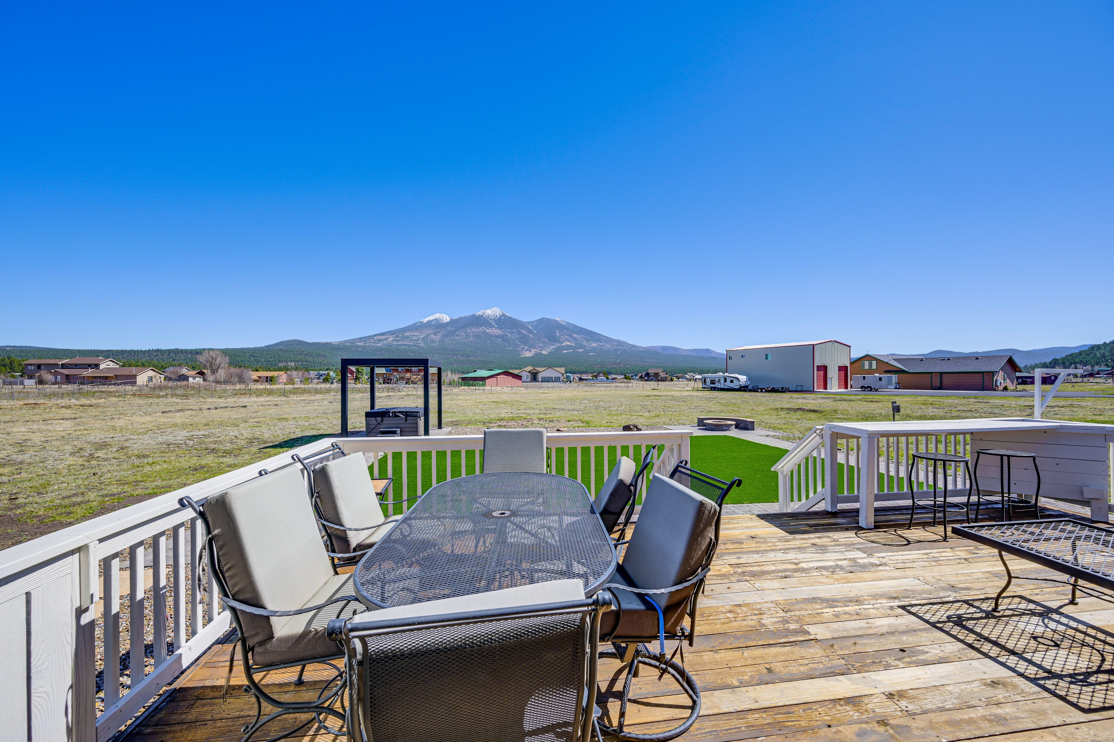 Private Deck | Backyard | Hot Tub | Grill | Fire Pit | Mountain Views