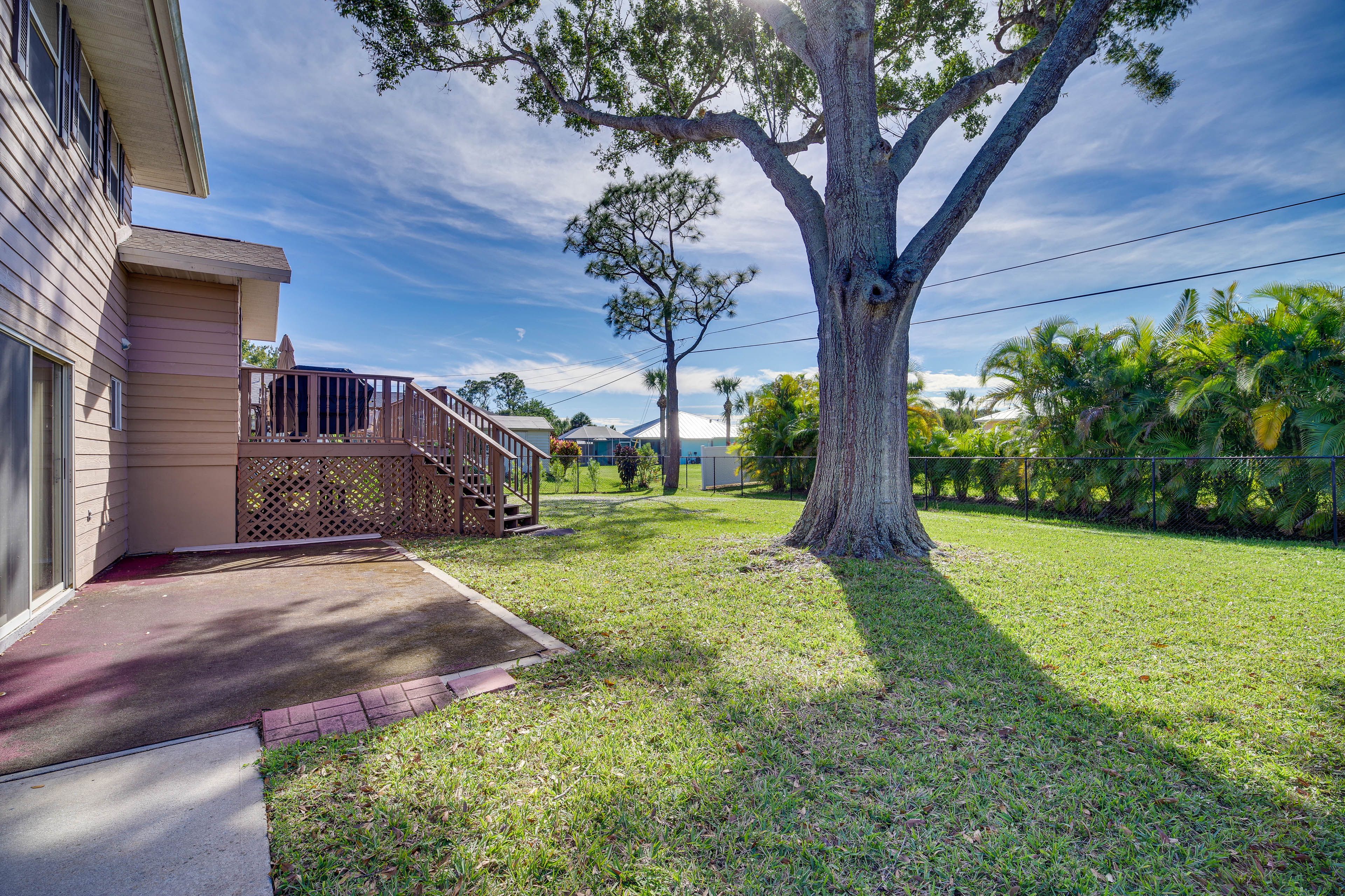 Fenced Backyard