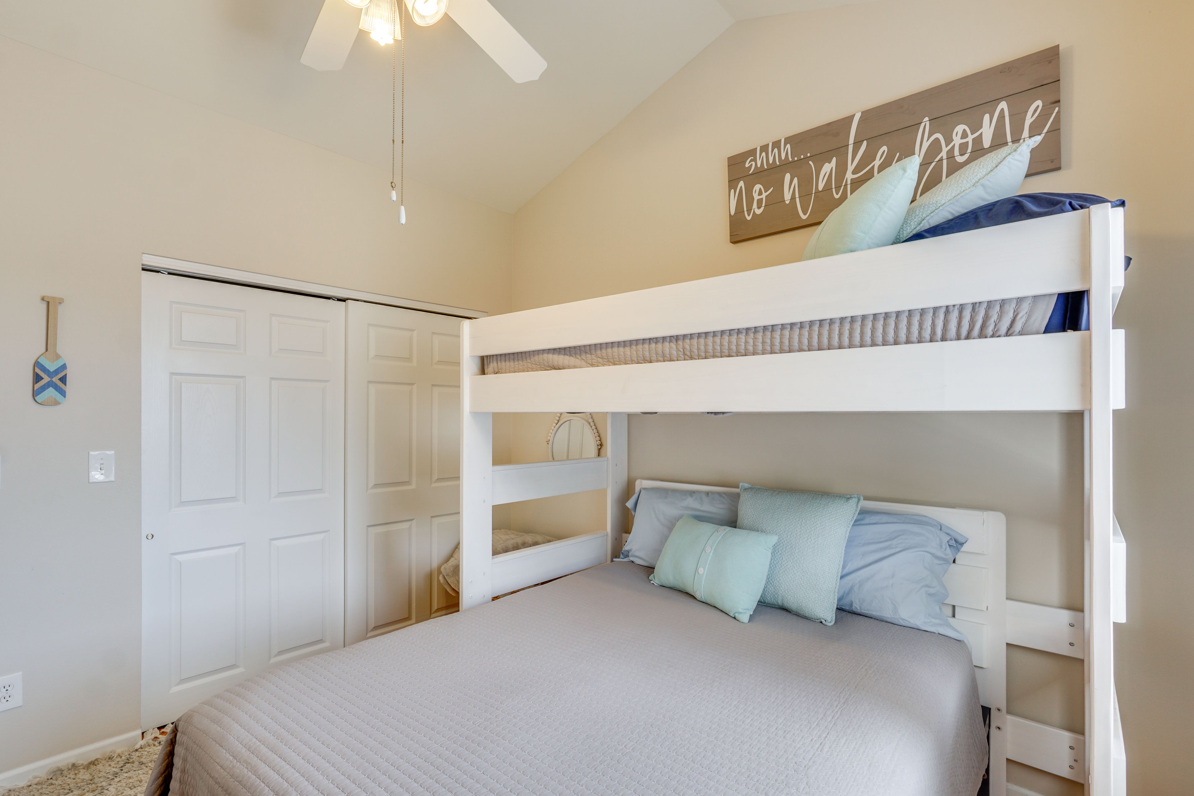 Bedroom 3 | Queen Bed | Lofted Twin Bed