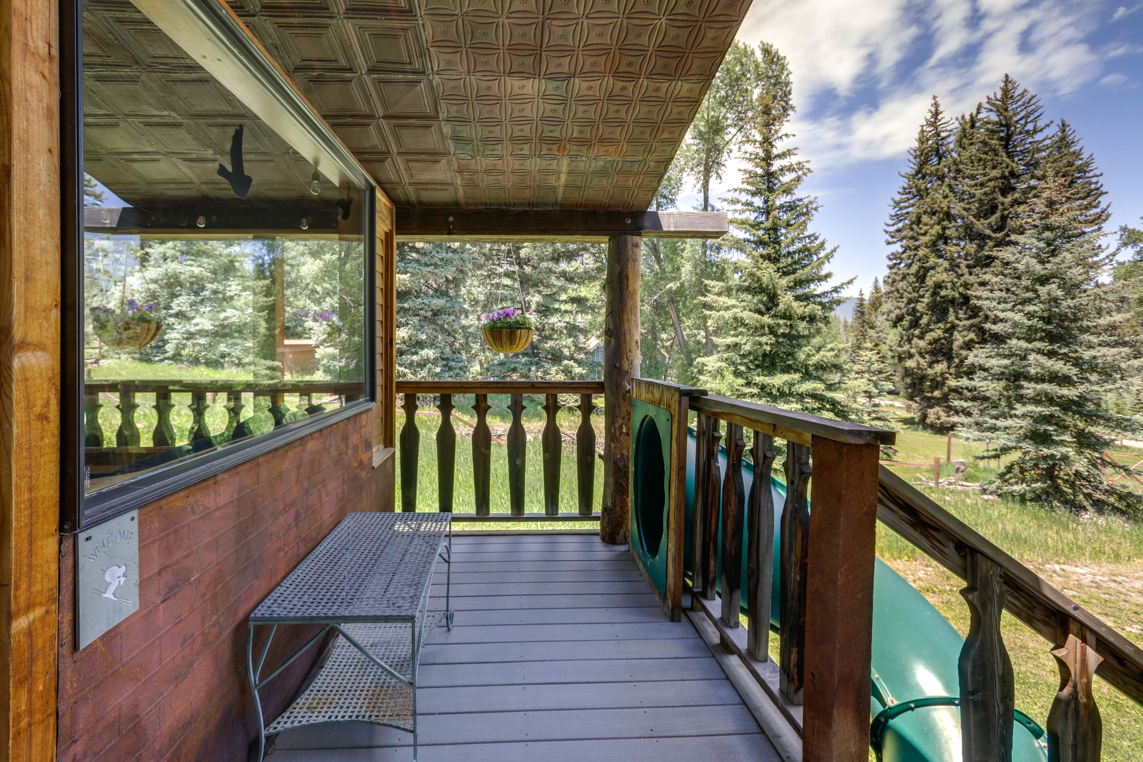 Deck | Covered Seating | Cork Slide
