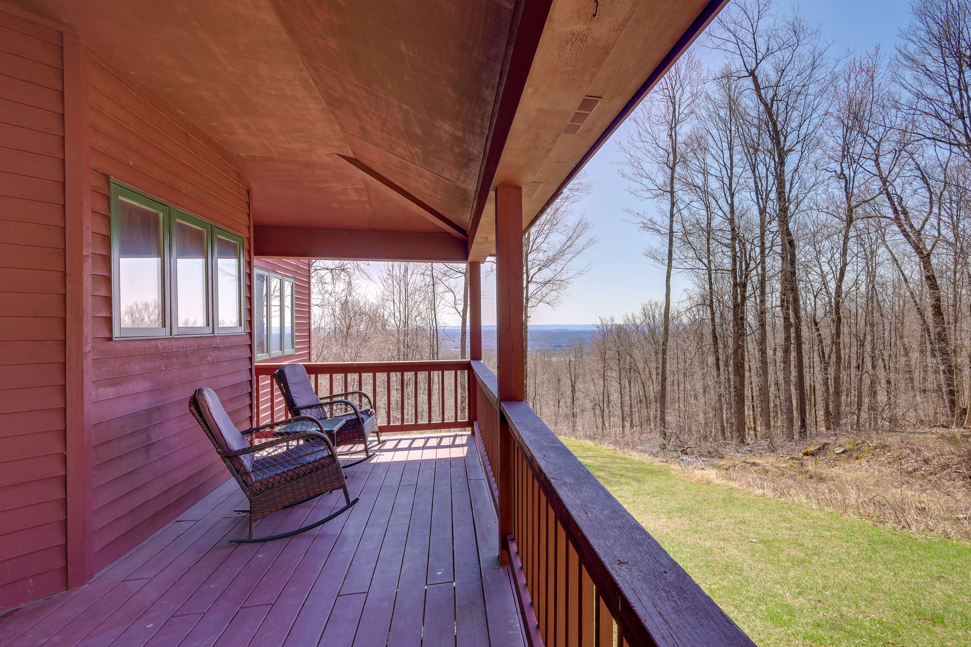 Covered Front Porch | Rocking Chairs
