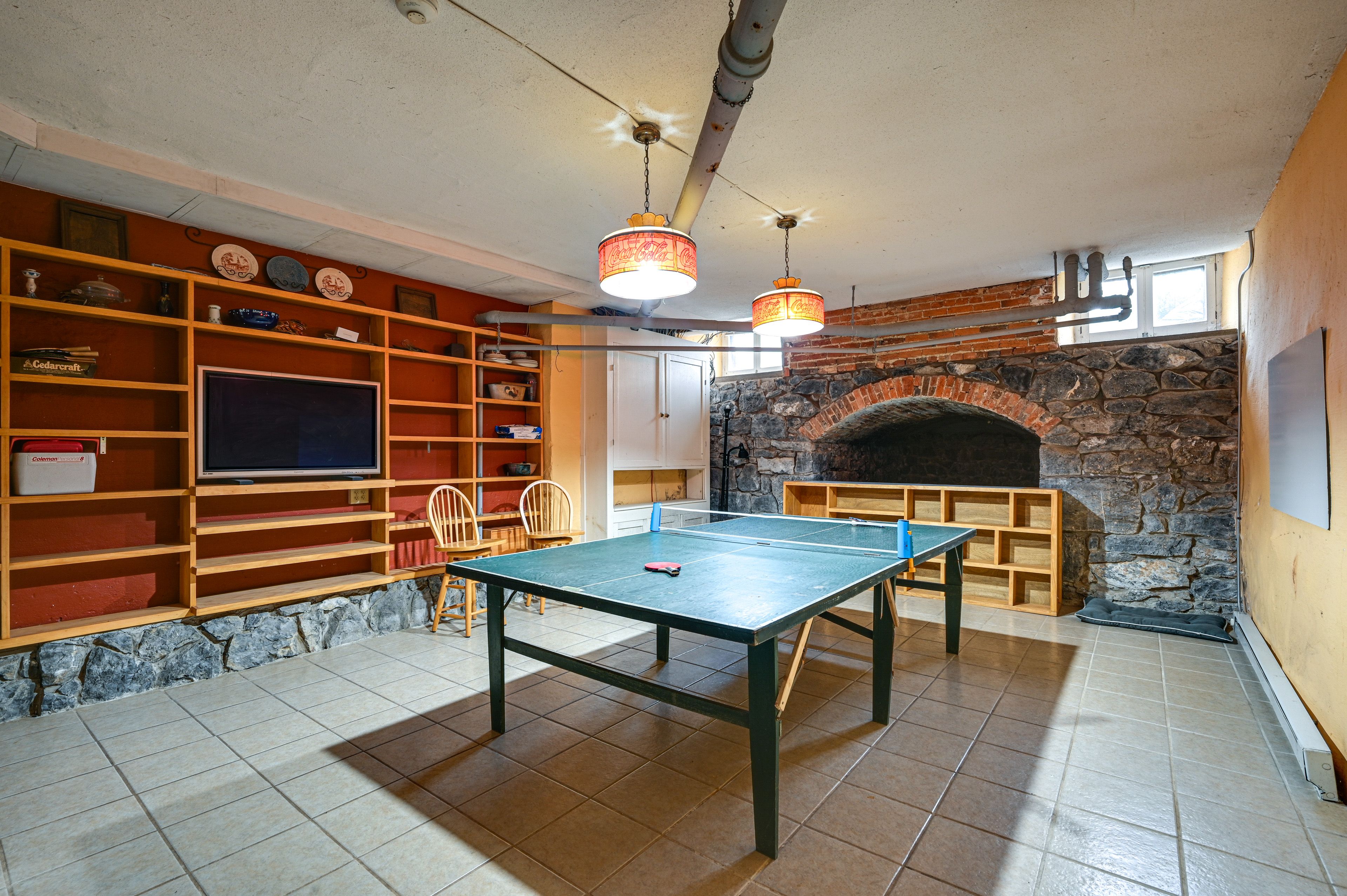 Basement Game Room | Ping Pong Table | Board Games