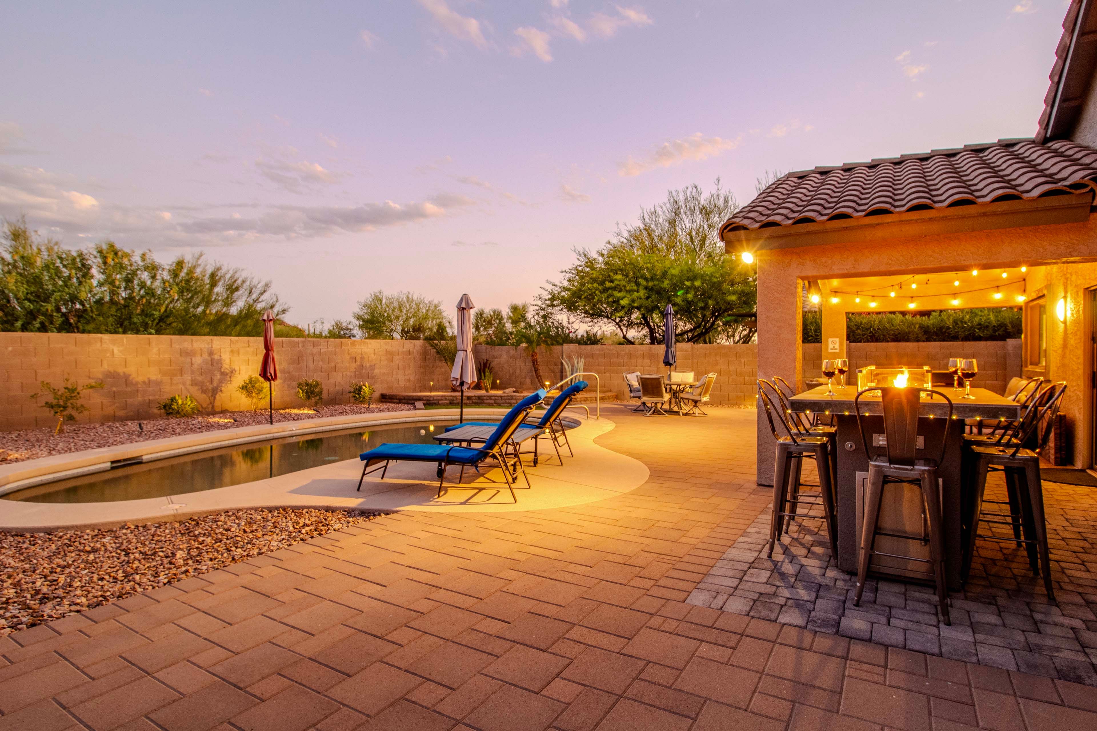 Private Pool | Beach Chairs, Towels & Umbrella