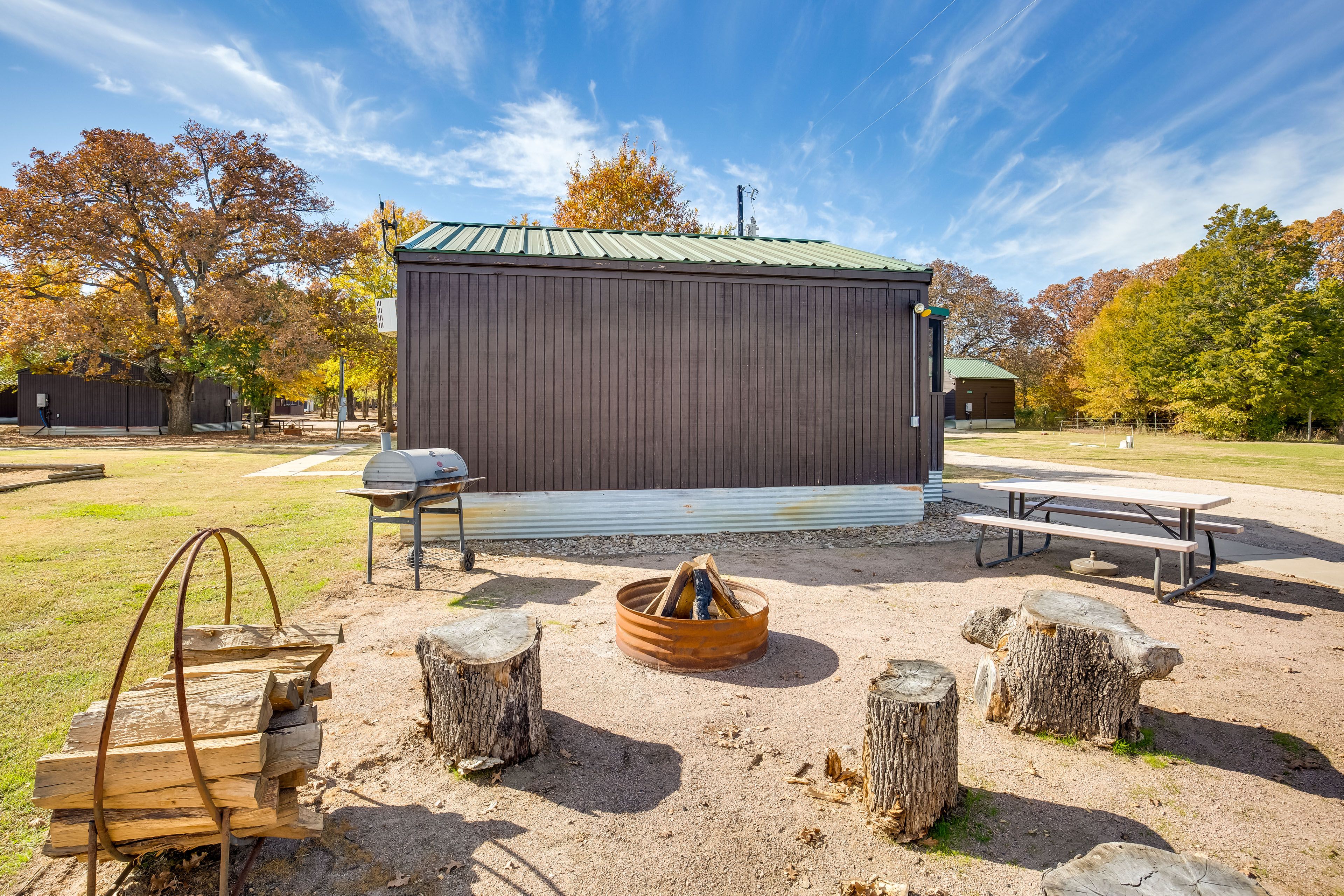 Private Fire Pit (Wood Provided) | Charcoal Grill | Picnic Area