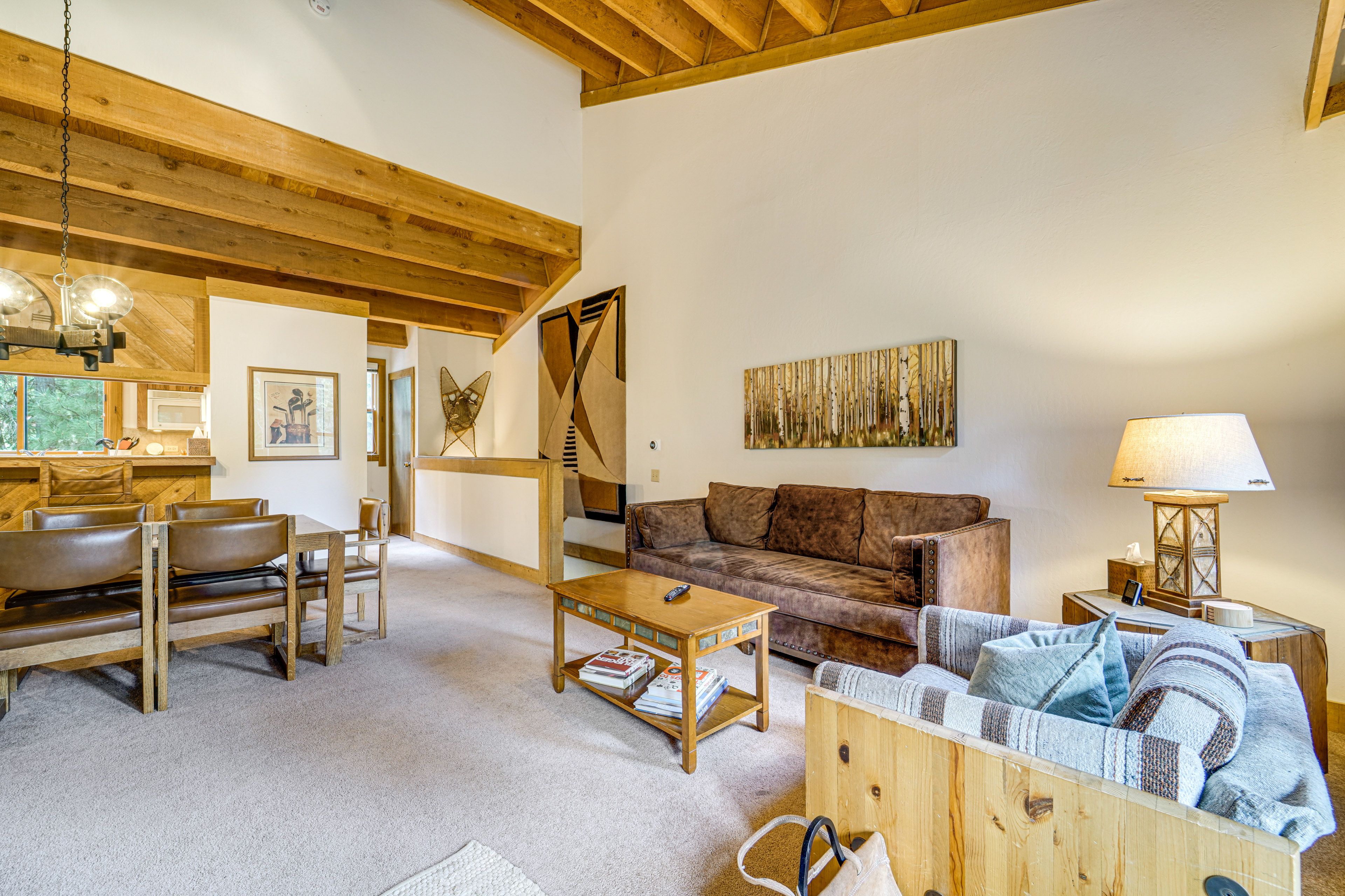 Living Room | Queen Sleeper Sofa | Board Games | Upper Floor | Stairs Required