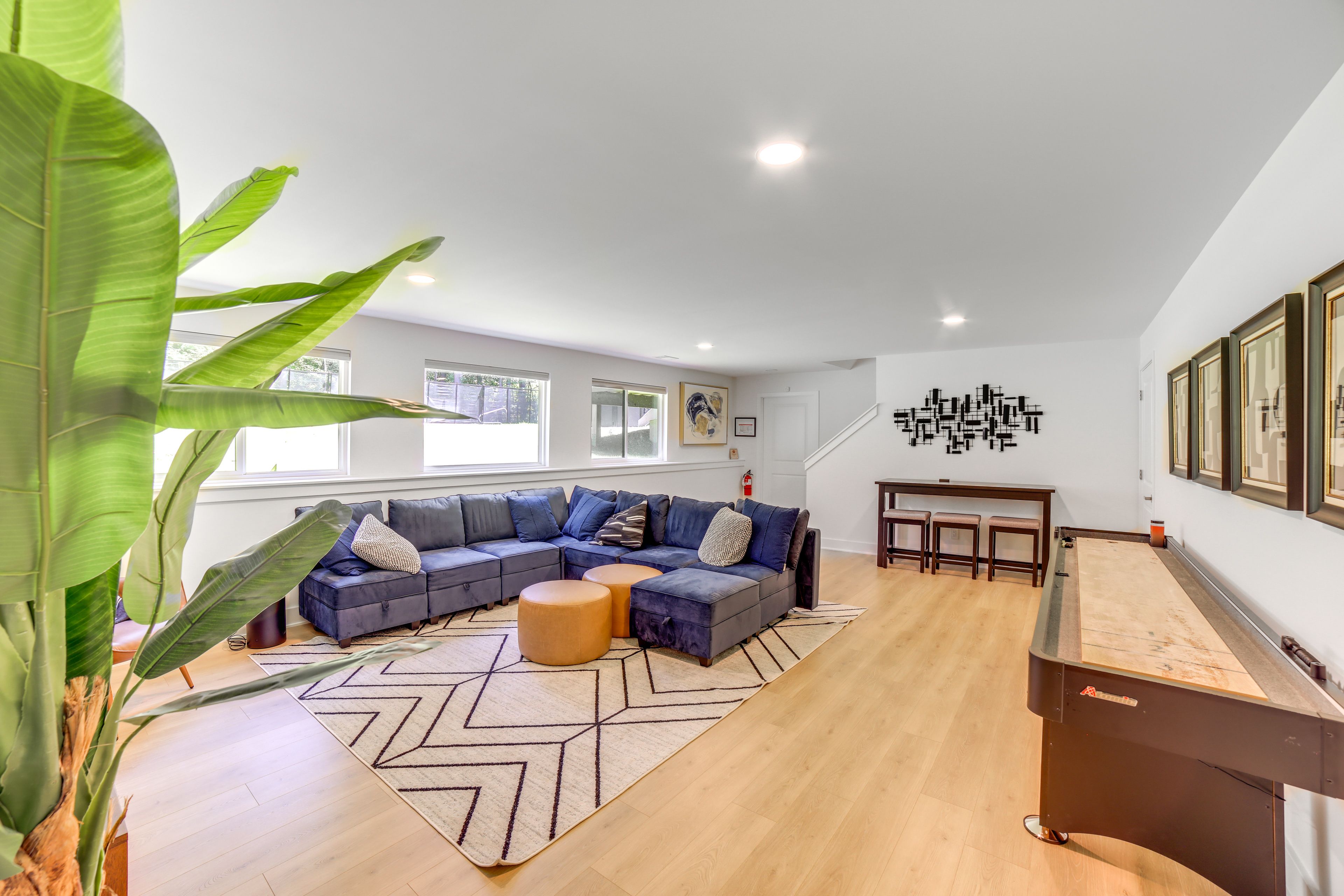 Finished Basement | Lower Level | Shuffleboard