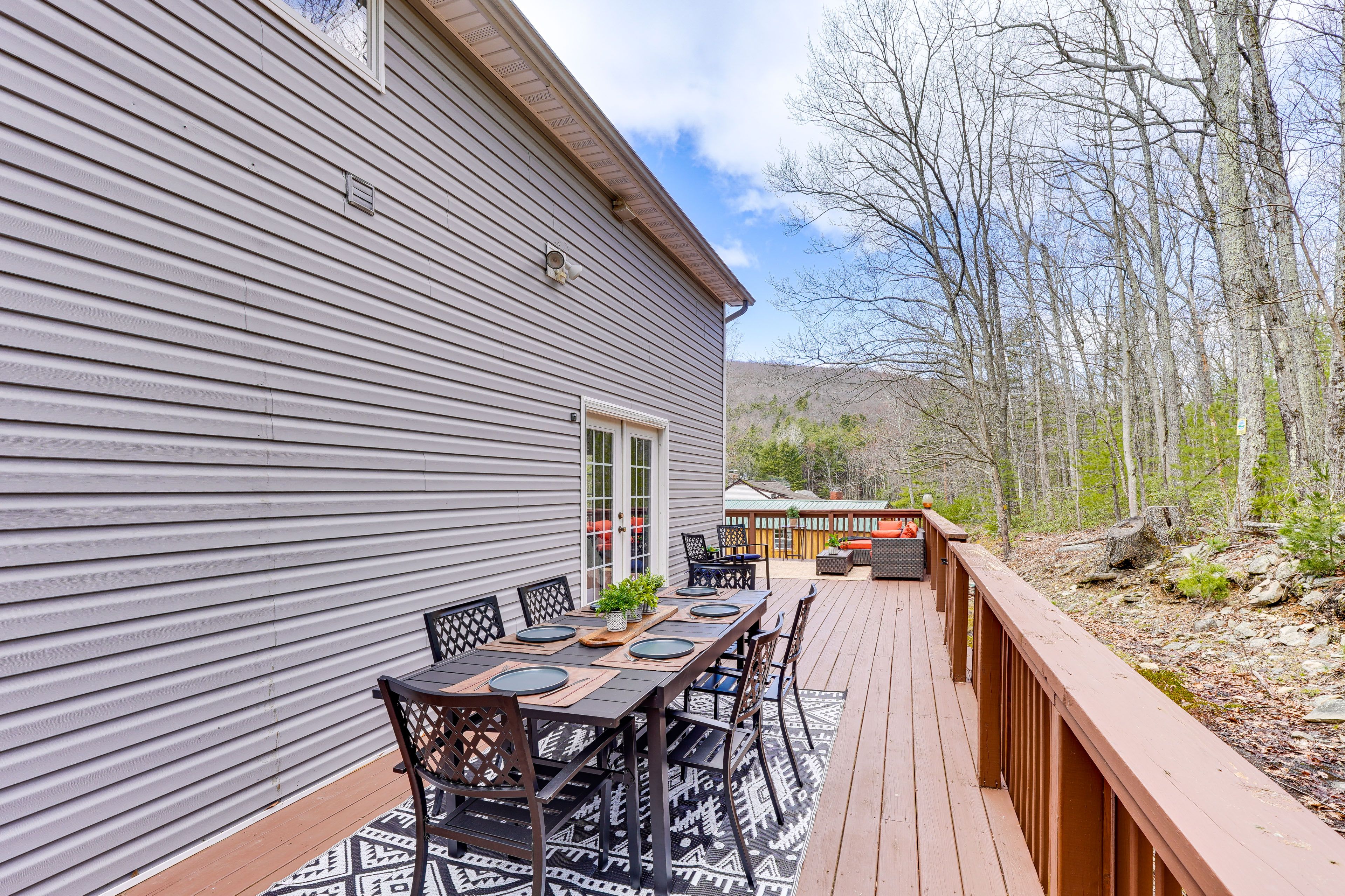 Wraparound Deck | Peek-a-Boo Lake View