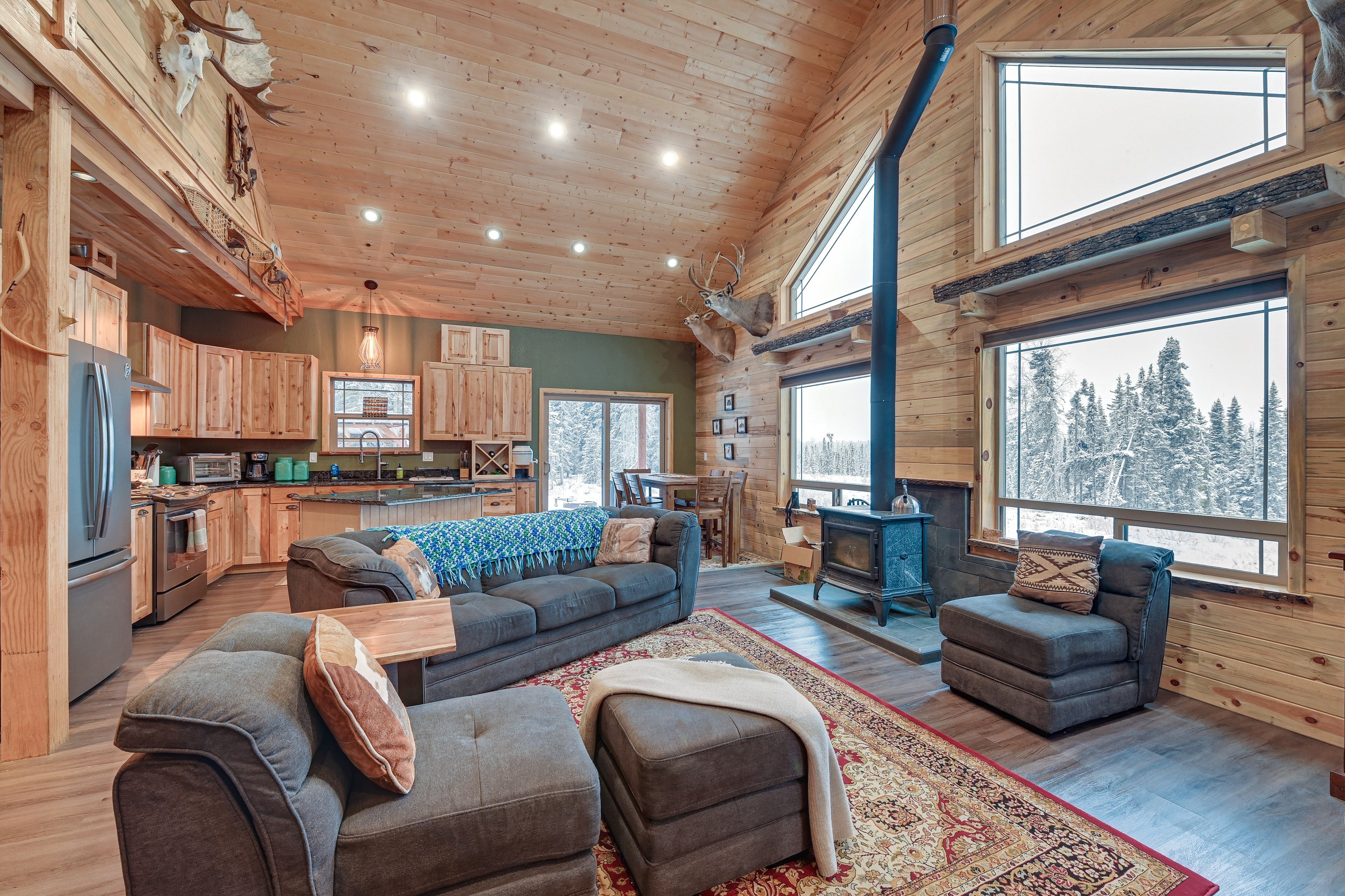 Kasilof Vacation Rental | 1BR | 1BA | 1,400 Sq Ft | Stairs Required