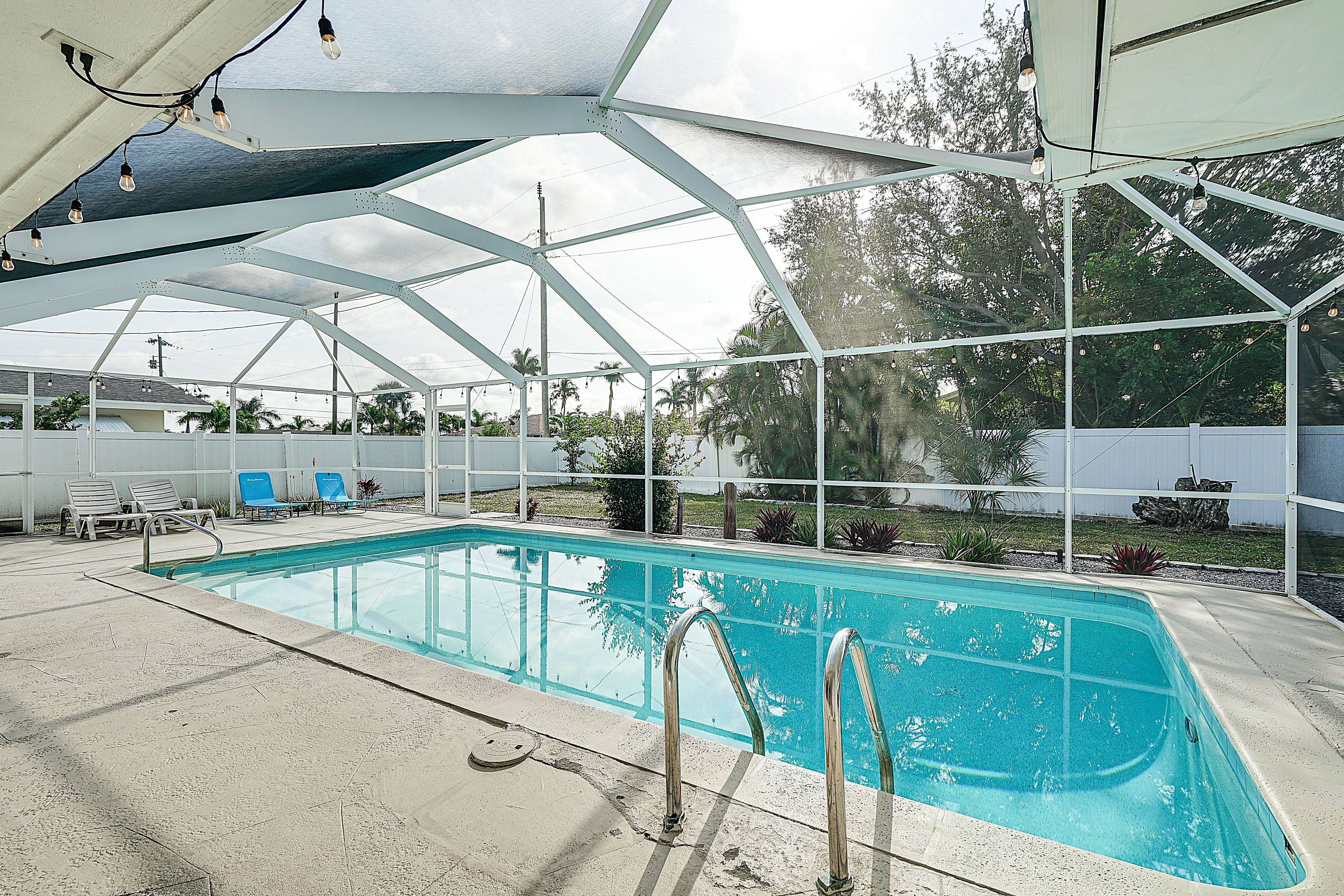 Cape Coral Vacation Rental | 3BR | 2BA | 1,563 Sq Ft | 2 Steps to Enter