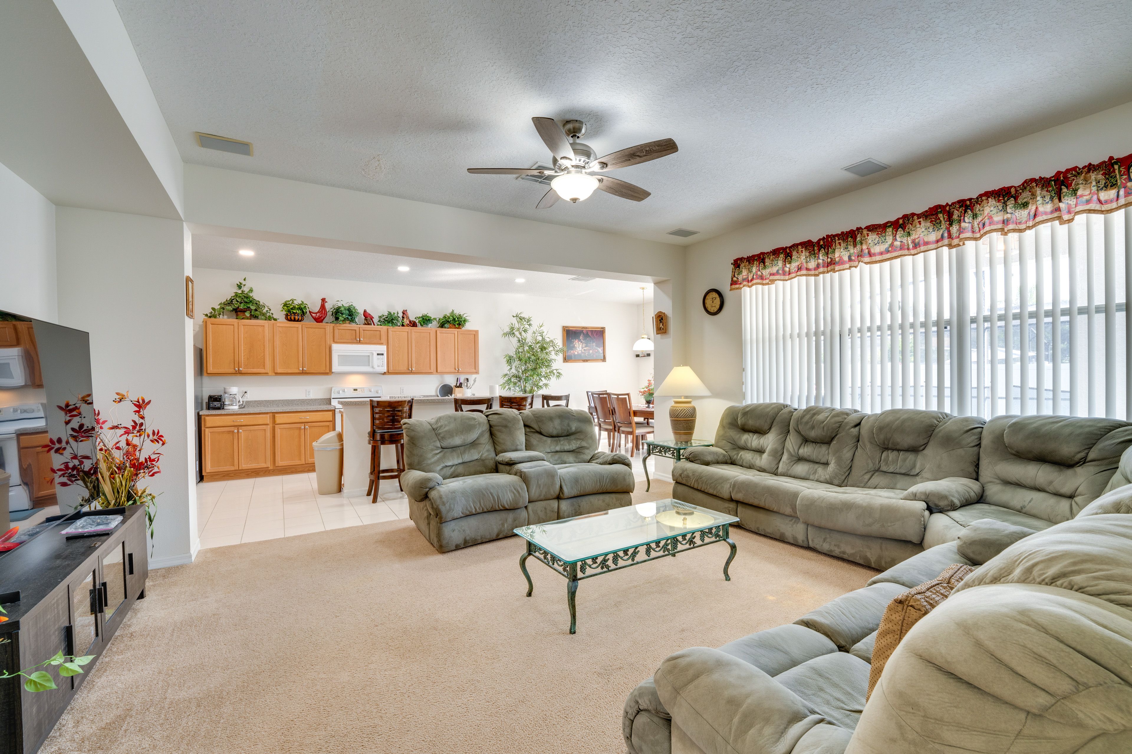 Living Room | 1st Floor | Central A/C & Heating