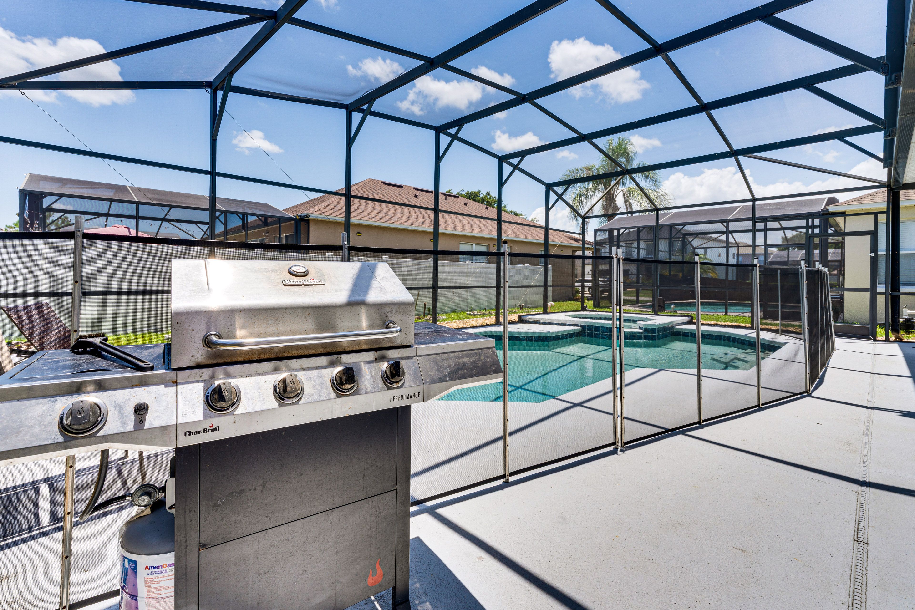 Furnished Lanai | Gas Grill
