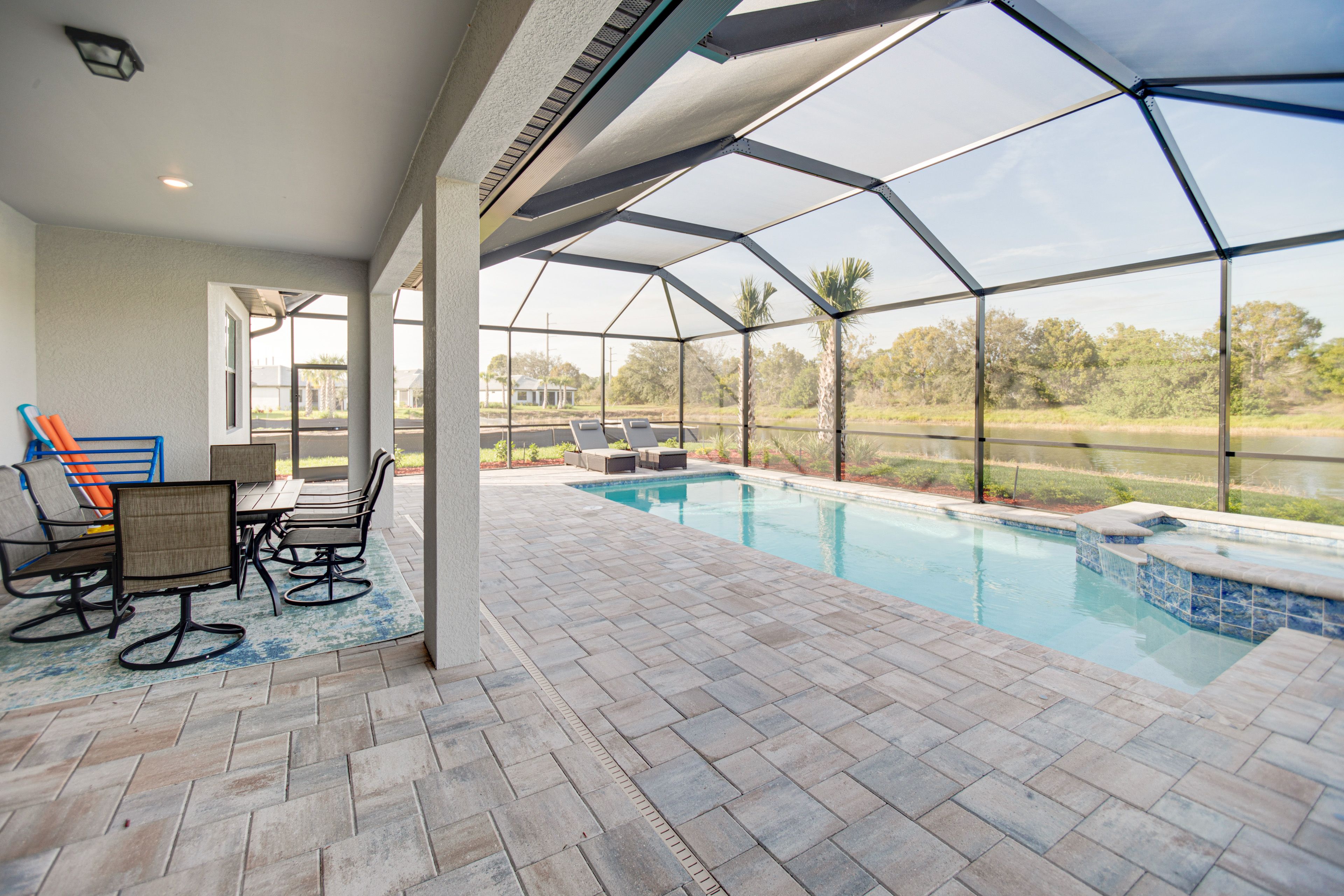 Screened Lanai | Private Pool (Heated w/ Spa) | Gas Grill | Pond View