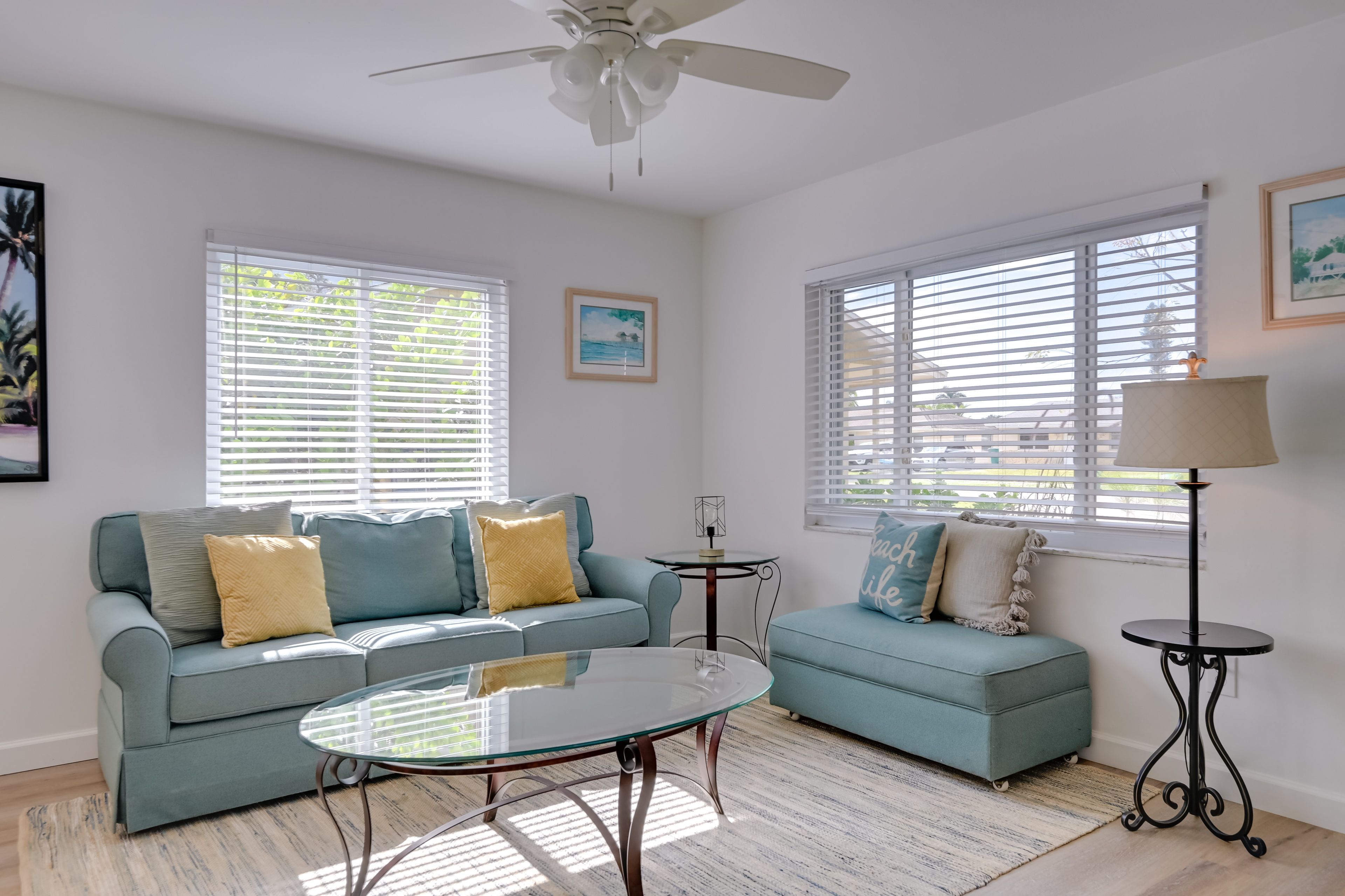 Living Room | Smart TV | Ceiling Fans | Central A/C | Electric Heating