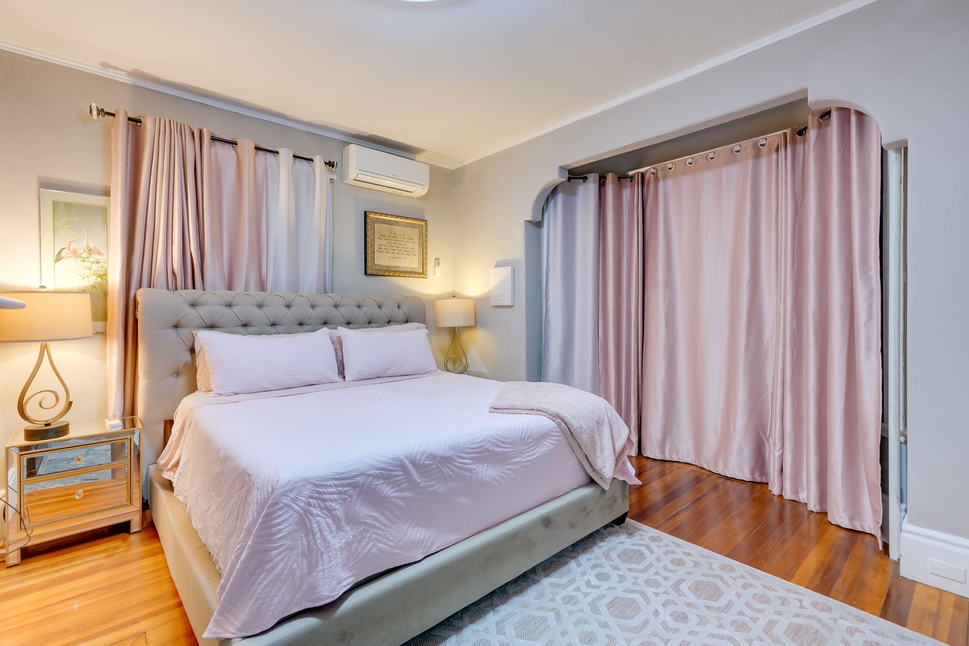Bedroom 1 | California King Bed | 1st Floor | Linens & Towels | Fireplace