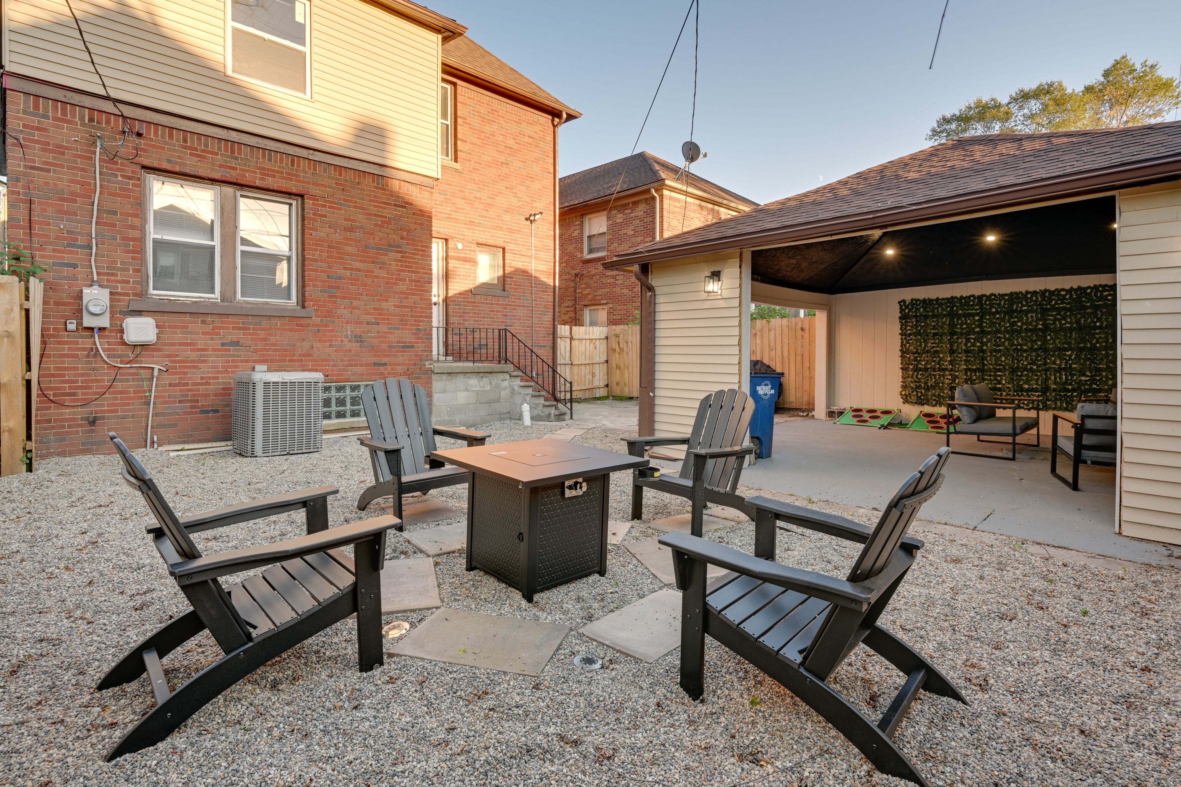 Fenced Backyard | Fire Pit