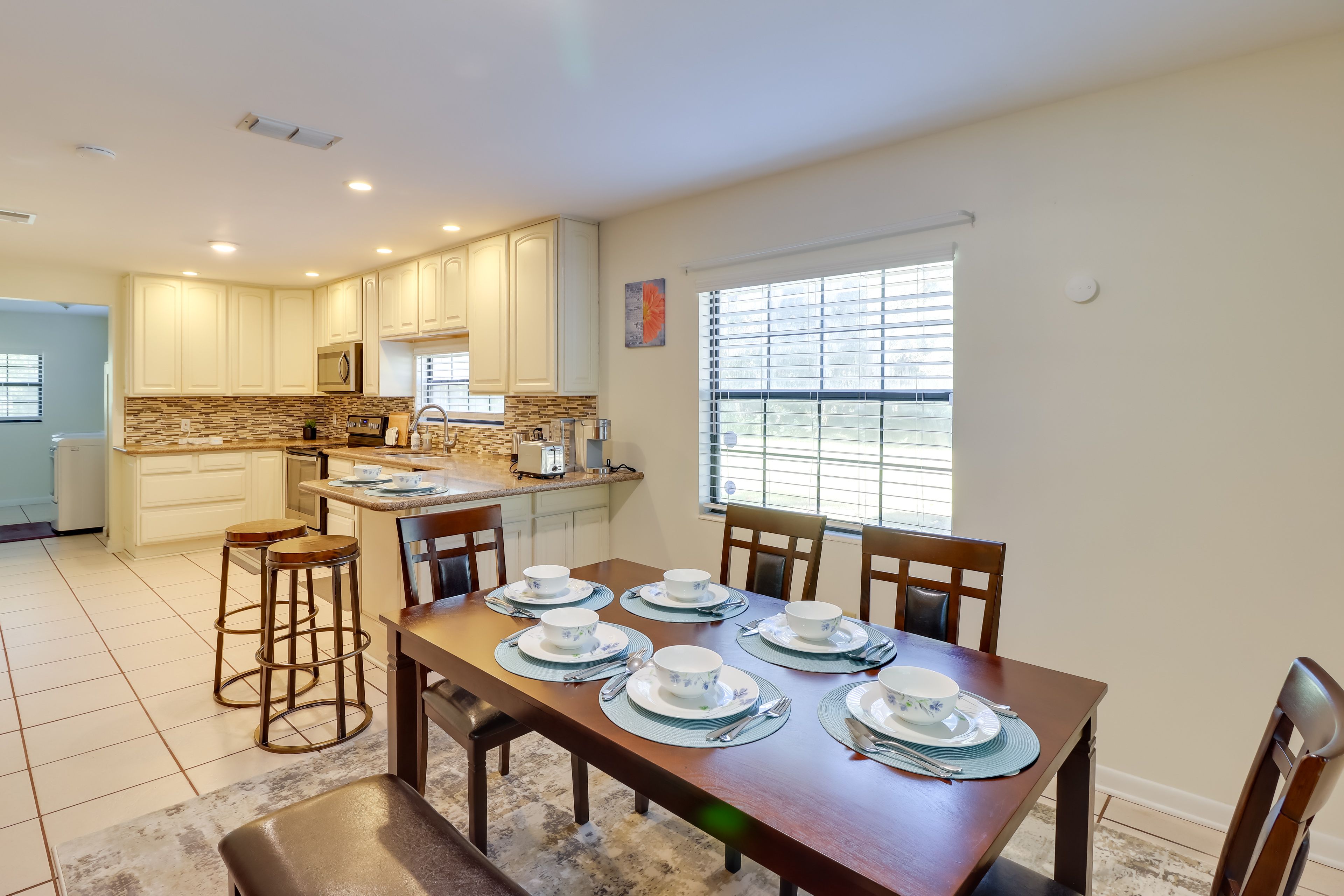 Dining Area | 1st Floor | Dishware & Flatware Provided
