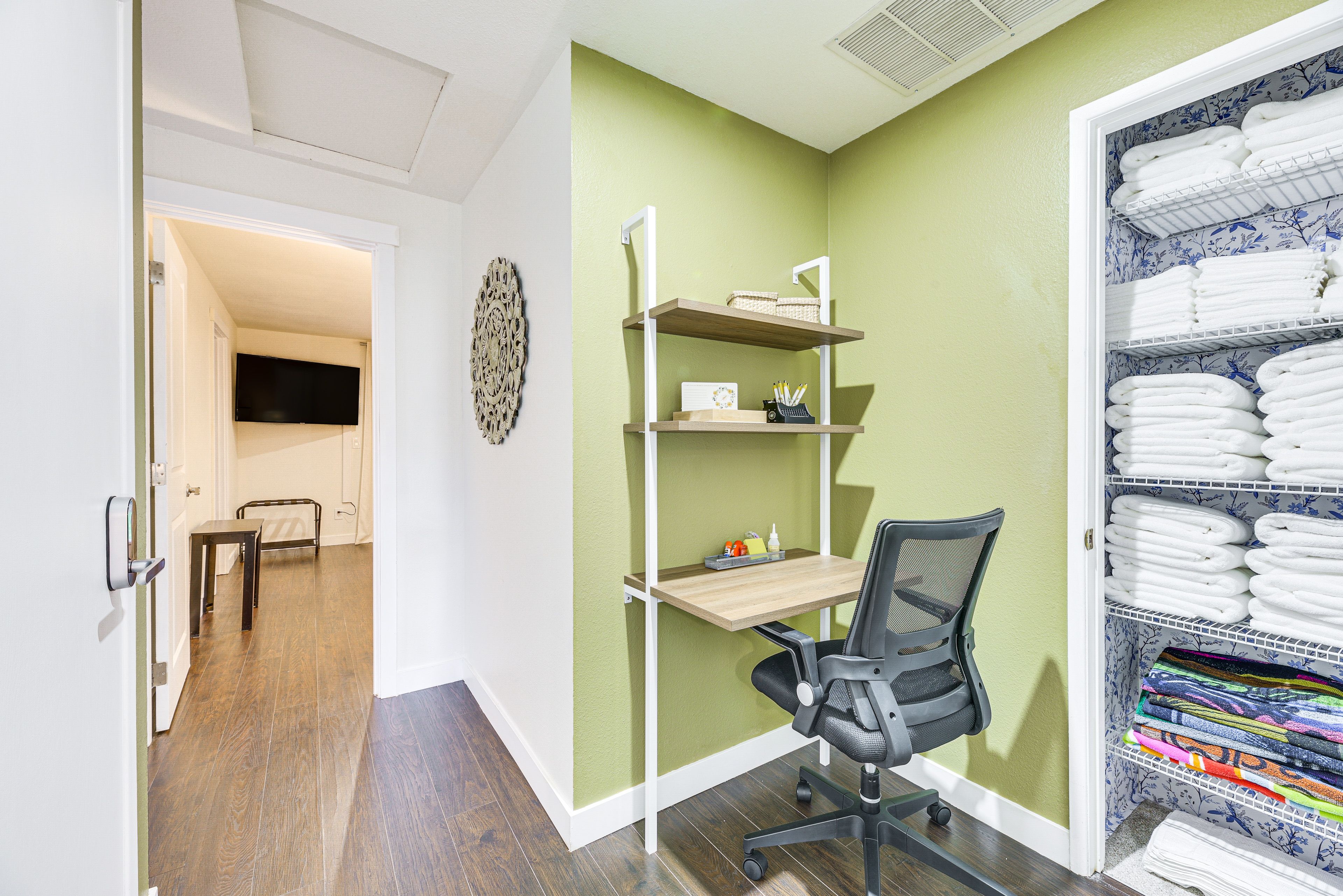 Hallway | Laptop-Friendly Workspace | 2nd Floor