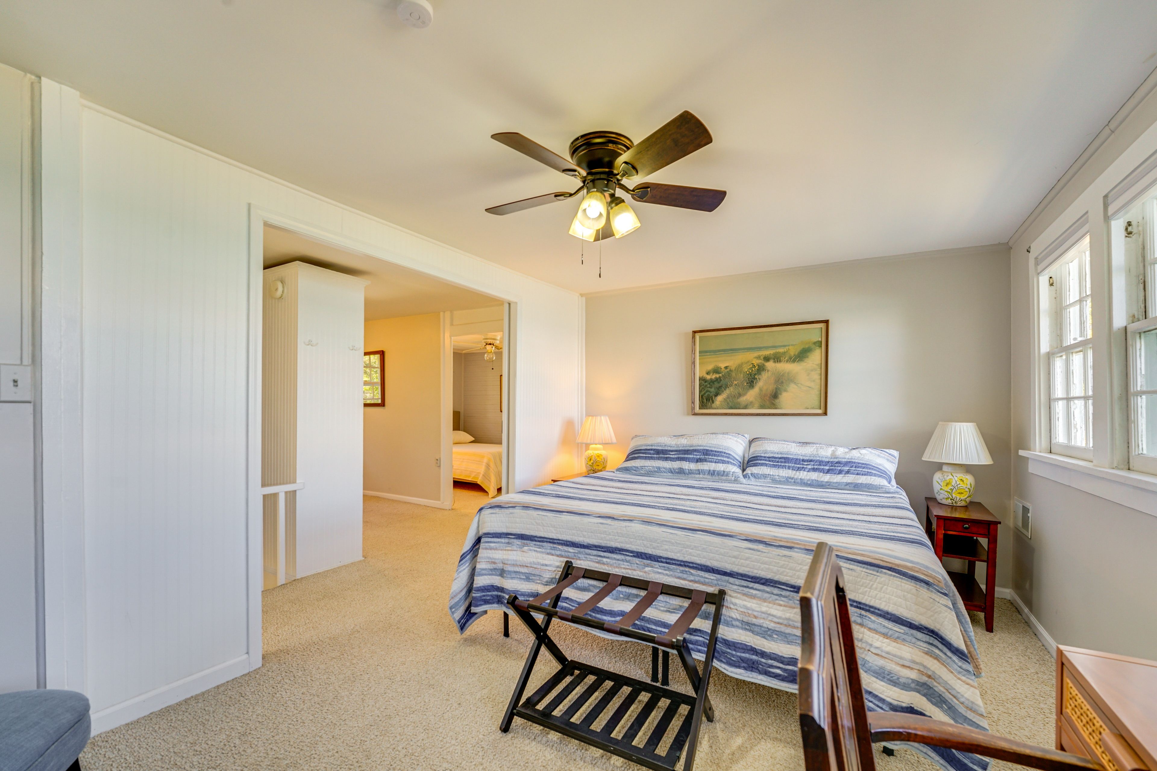 Bedroom 1 | 2nd Floor | King Bed | Linens Provided | Desk