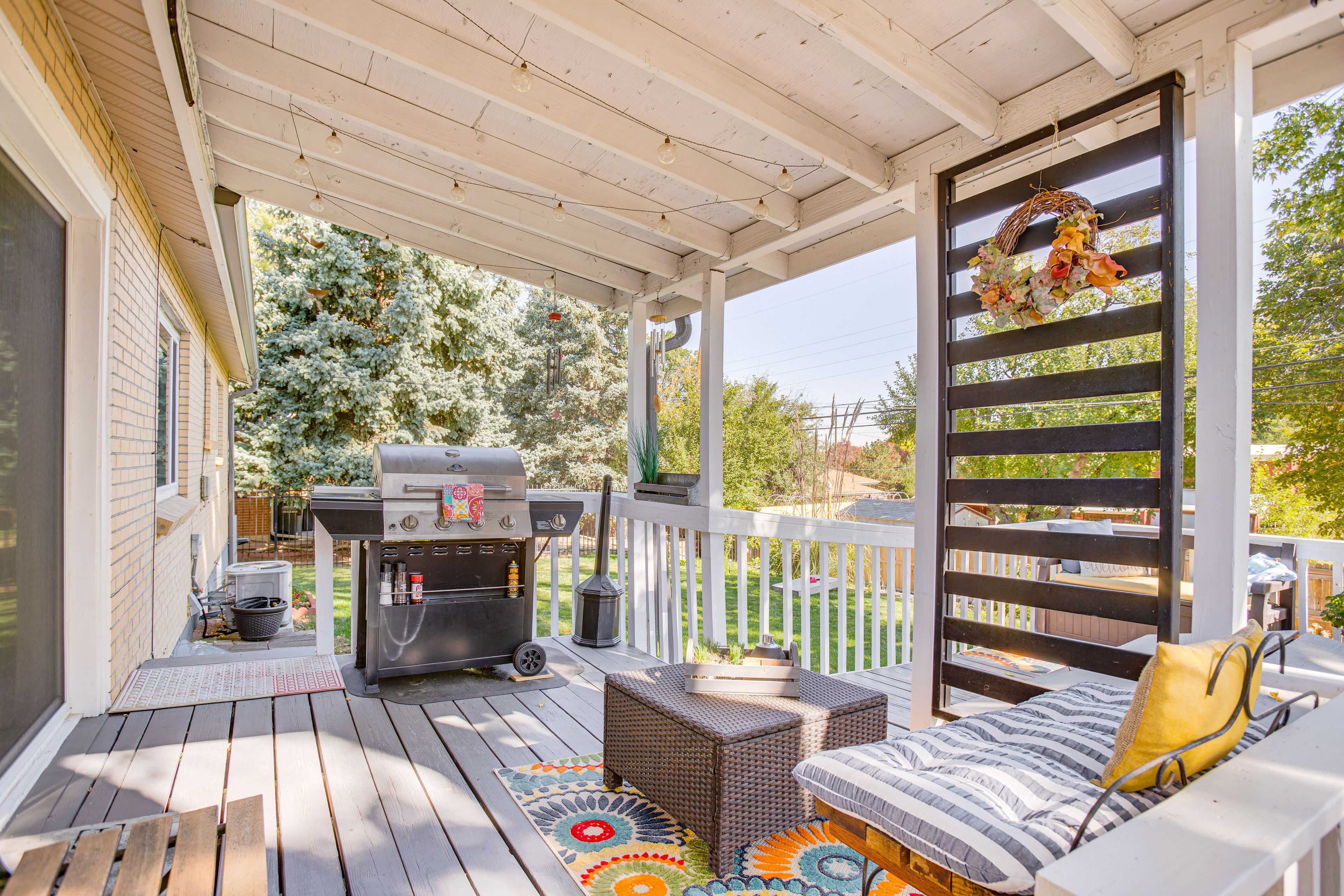 Private Deck | Outdoor Seating | Gas Grill