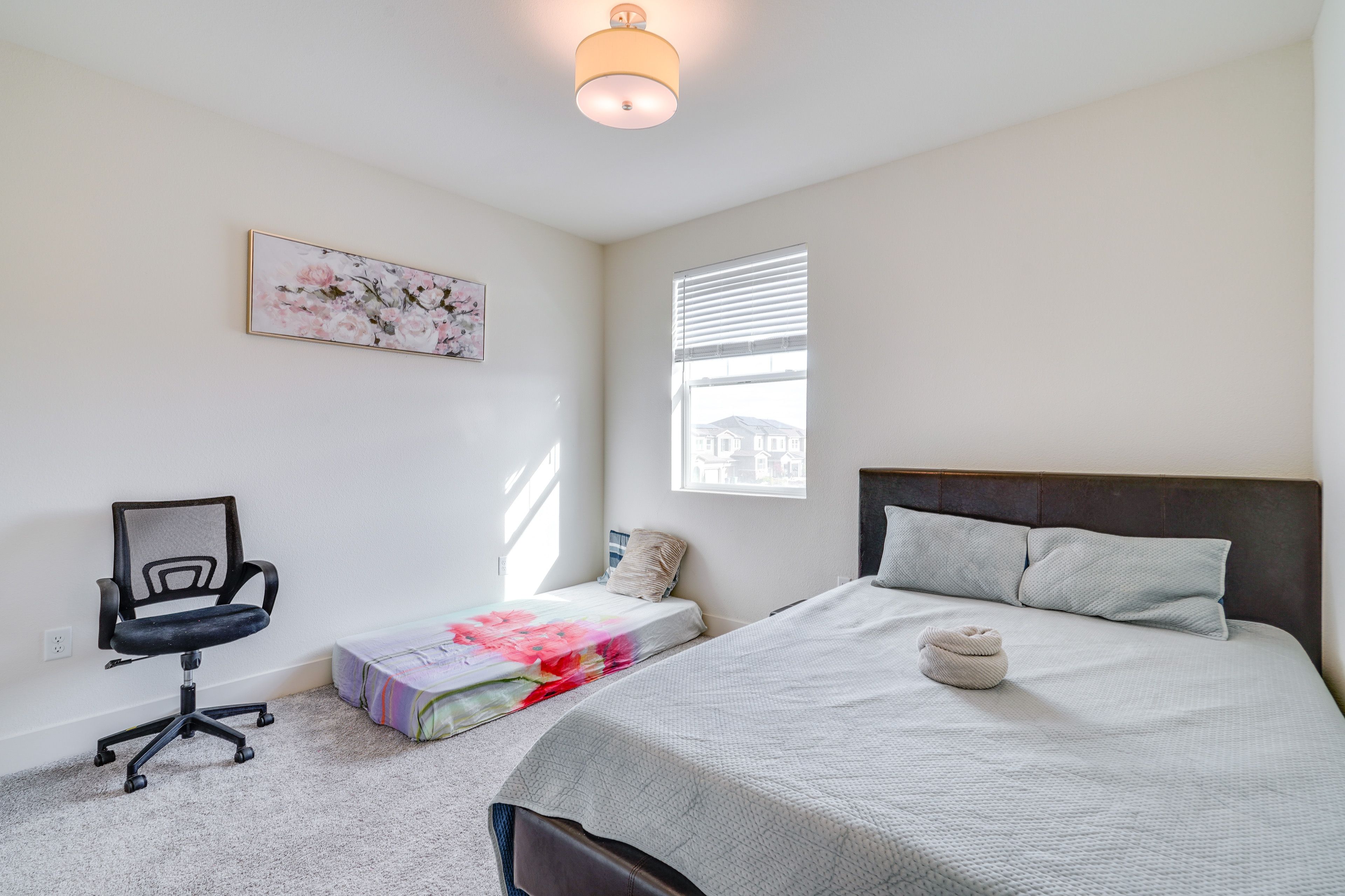 Bedroom 2 | 2nd Floor | Queen Bed | Twin Floor Mattress