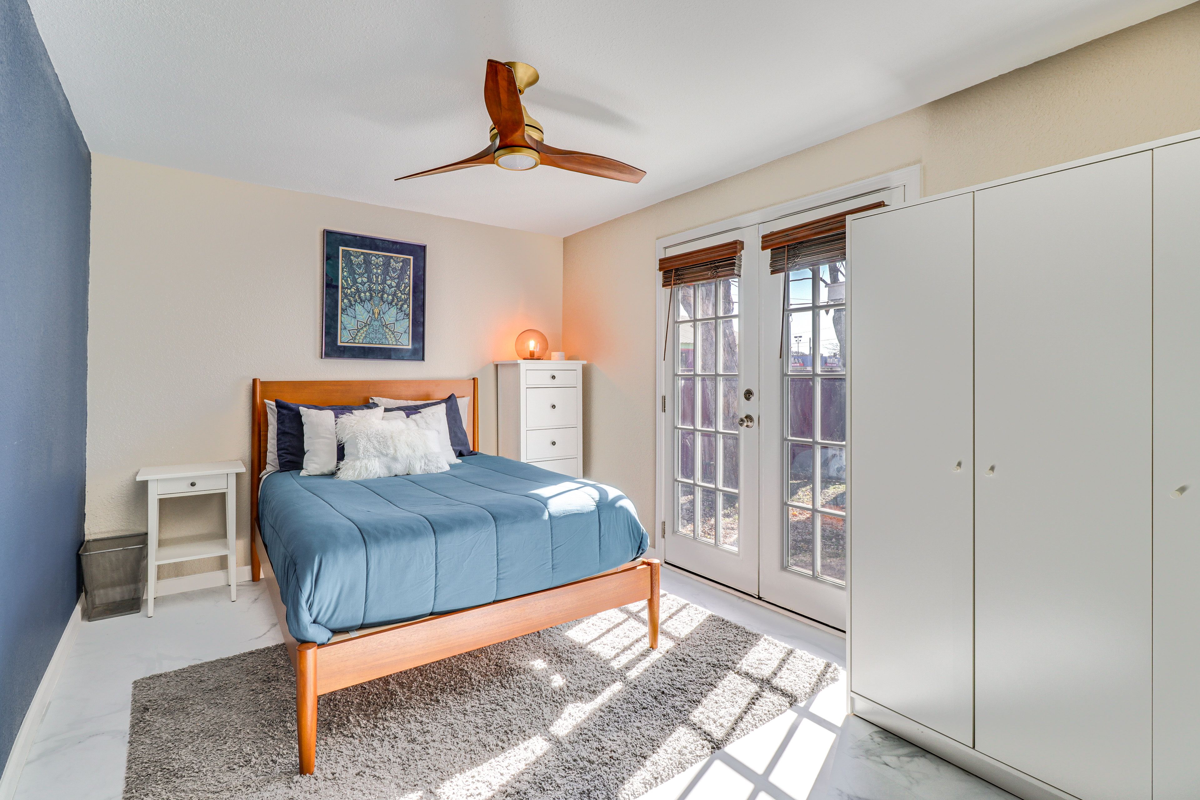 Bedroom 2 | Queen Bed | Full Sleeper Sofa | Connected to Sunroom